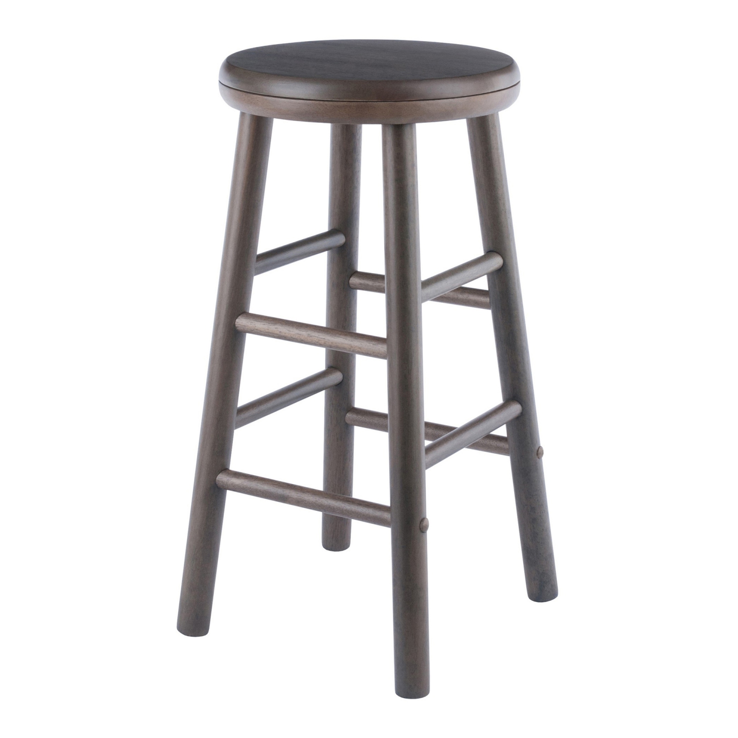 Shelby 2-Piece Swivel Seat Counter Stool Set - Oyster Gray