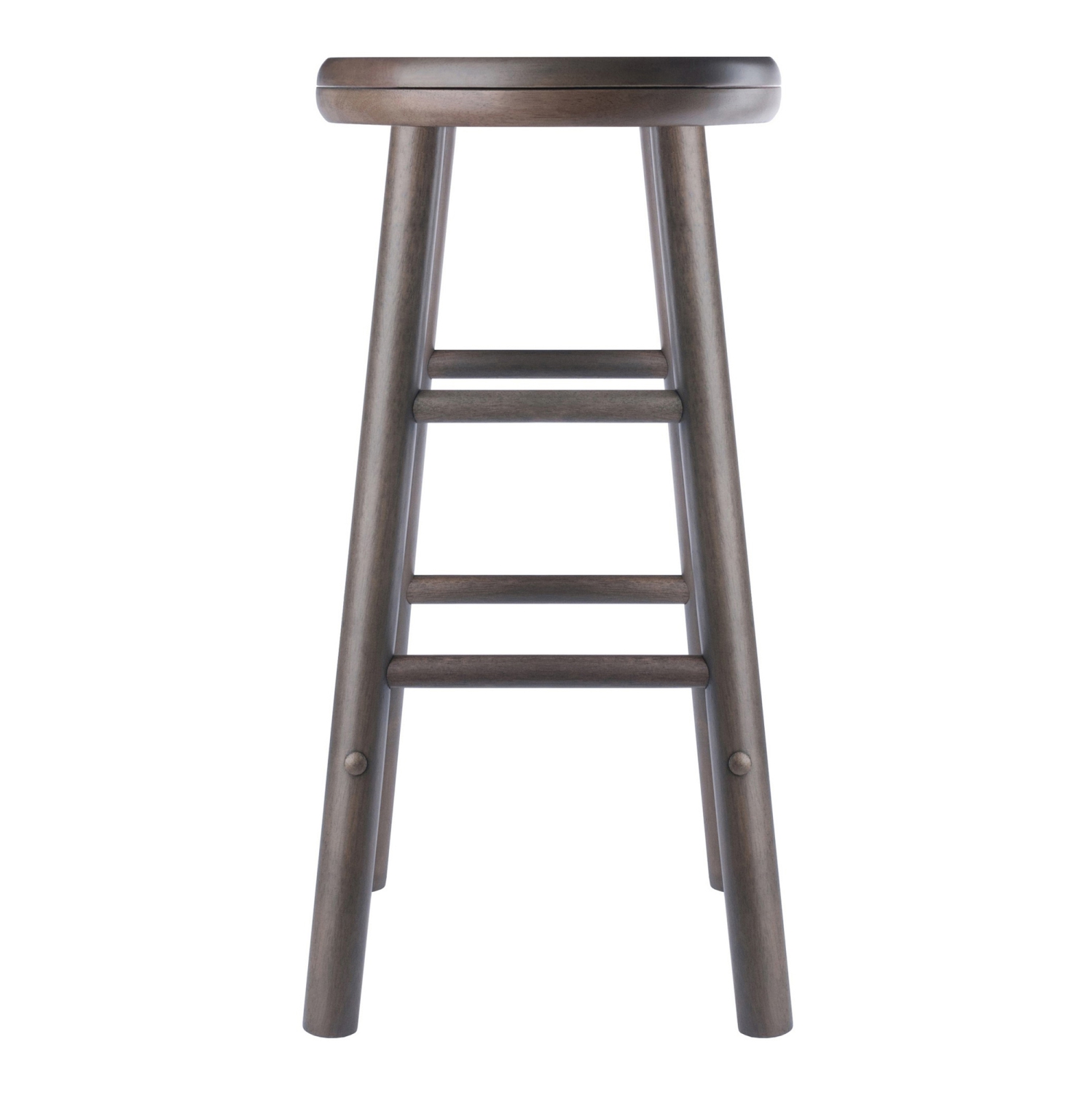 Shelby 2-Piece Swivel Seat Counter Stool Set - Oyster Gray