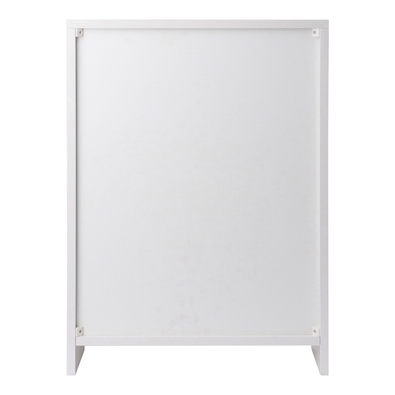 Priyas Home Goods Nova Armoire de rangement à étagère ouverte Blanc