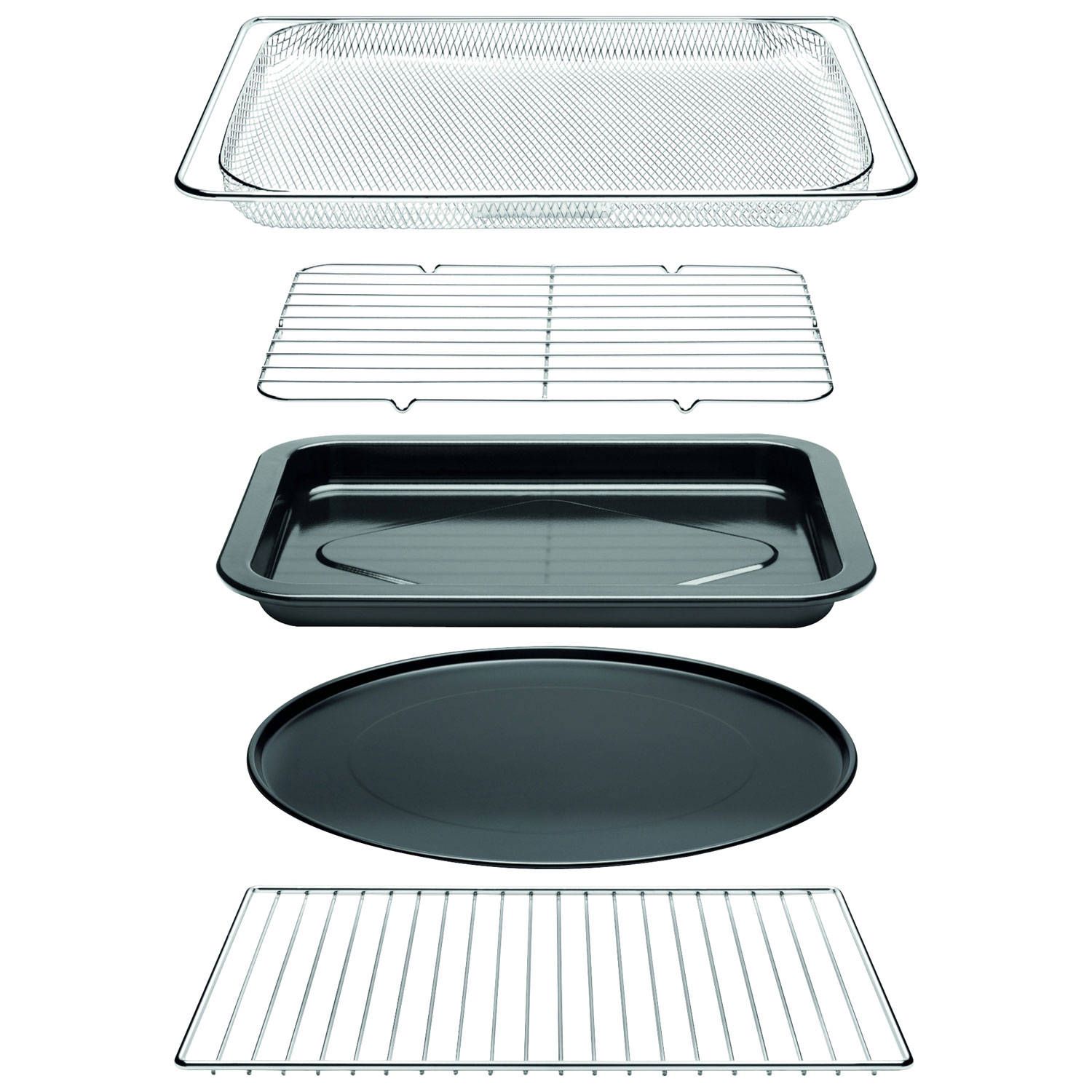 Remis à neuf - Four grille-pain à convection et friteuse à air chaud Smart Oven de Breville - 0,8 pi³/22,6 l - Acier inoxydable brossé -