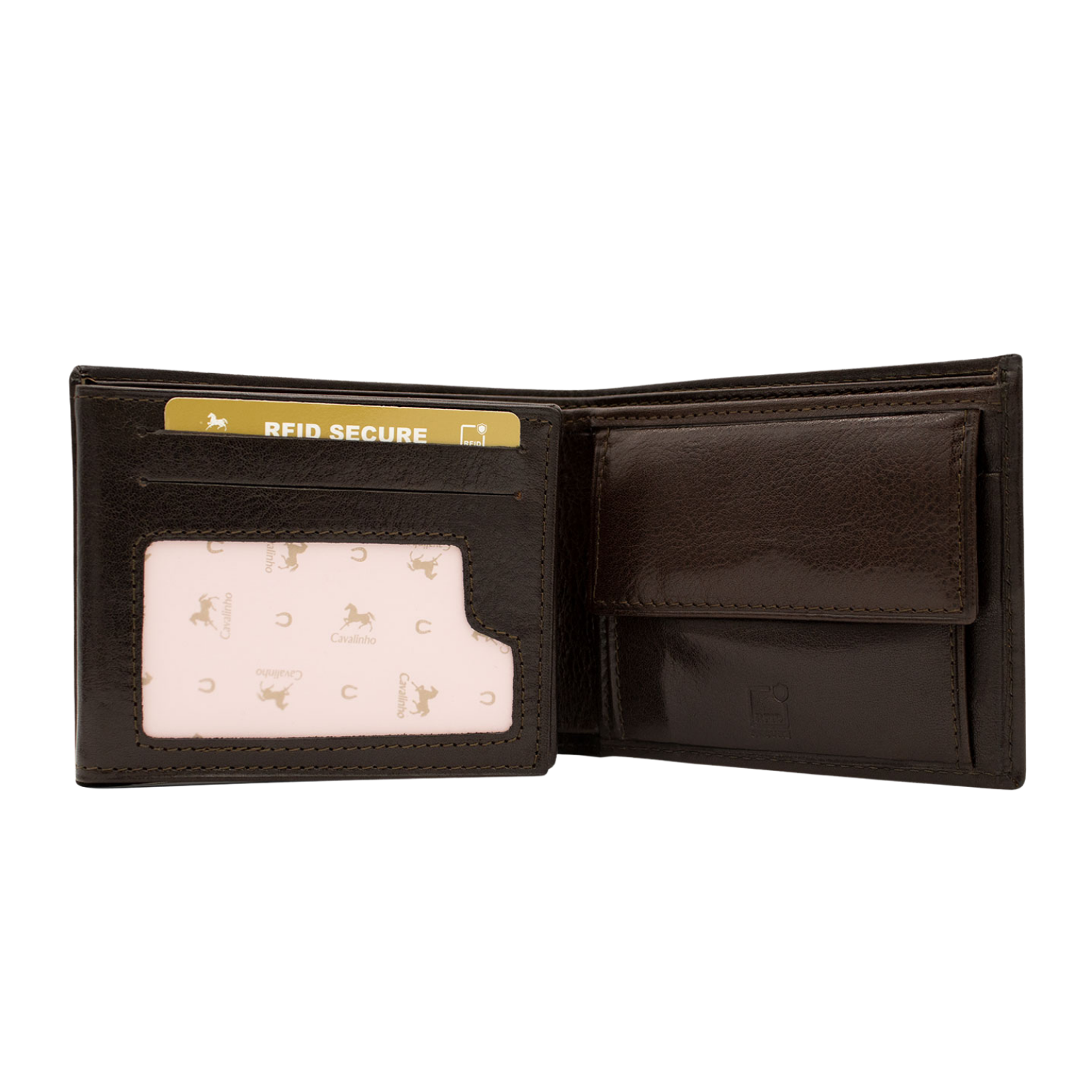 Cavalinho Trifold Leather Wallet - Brown - handmade in Portugal & RFID protected