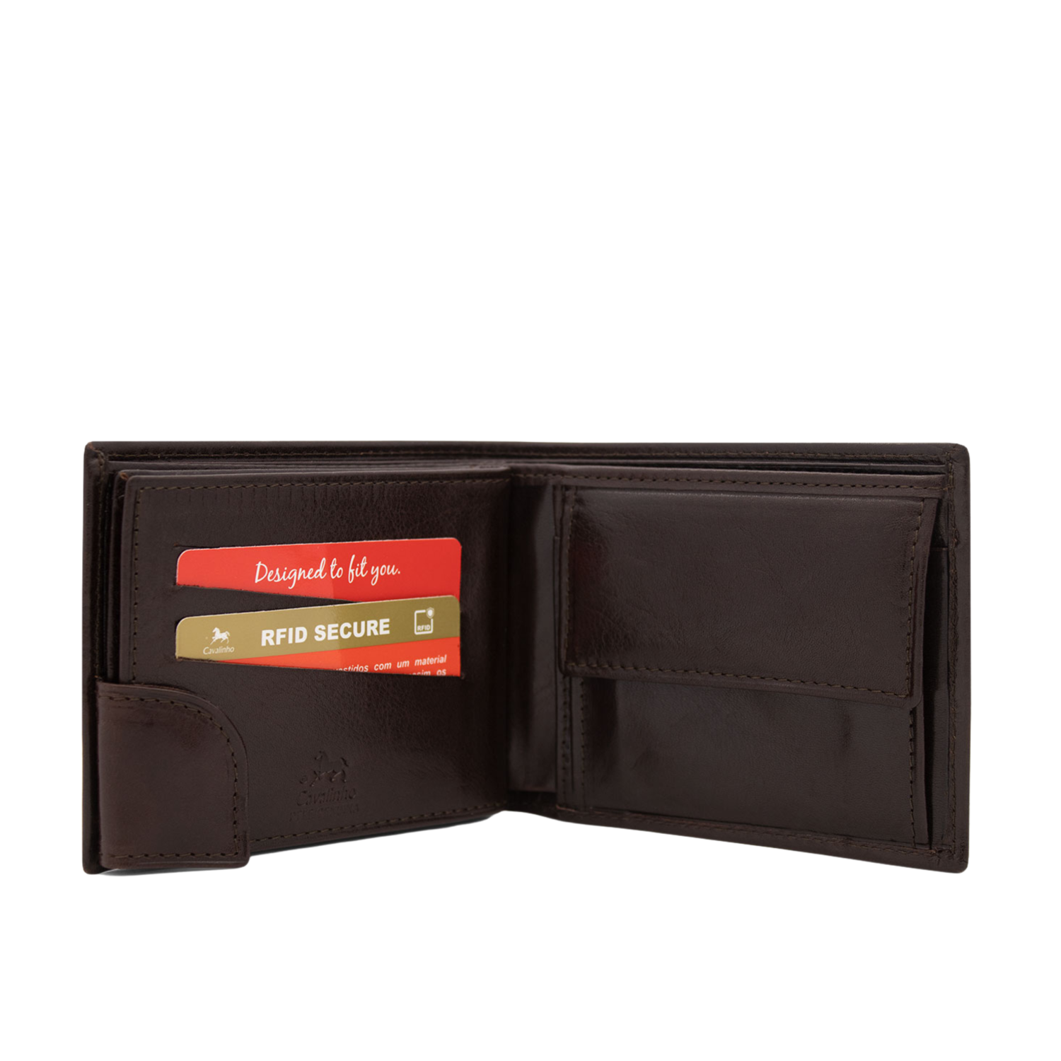 Cavalinho Bifold Leather Wallet - Brown - handmade in Portugal & RFID protected