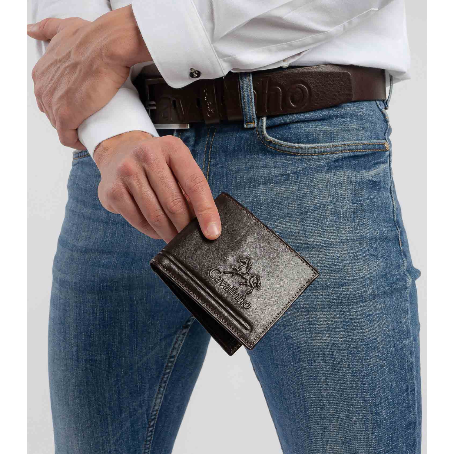 Cavalinho Bifold Leather Wallet - Brown - handmade in Portugal & RFID protected