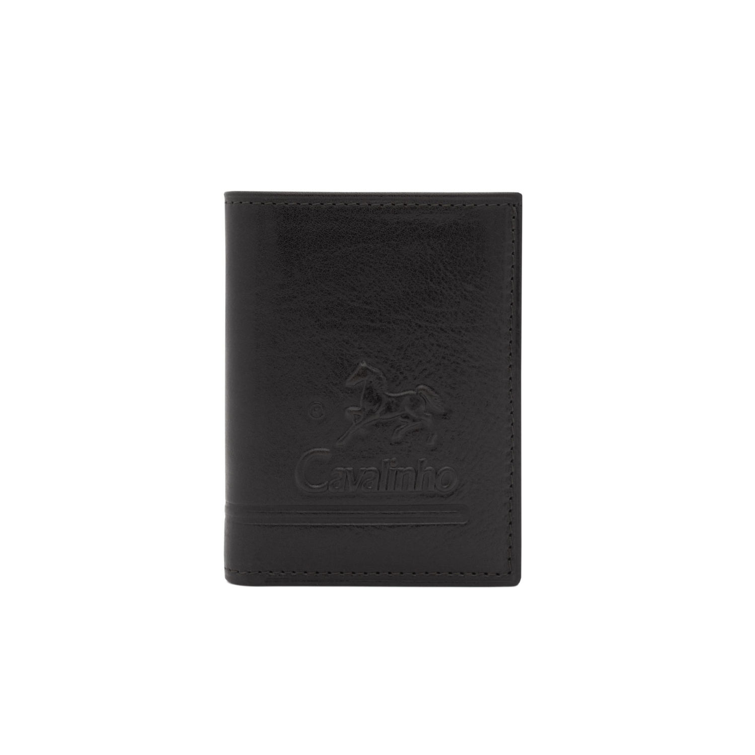 Cavalinho Trifold Leather Wallet - Black - handmade in Portugal & RFID protected