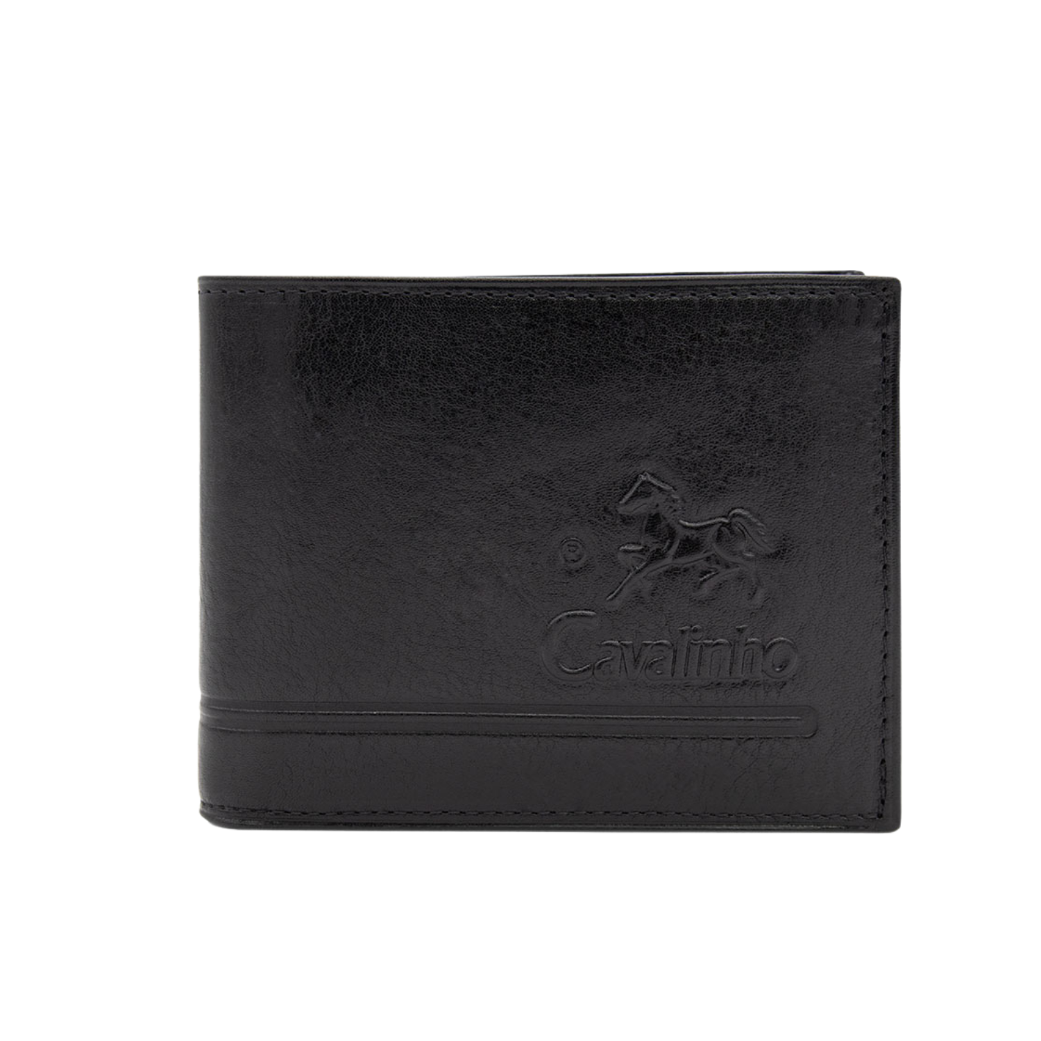 Cavalinho Trifold Leather Wallet - Black - handmade in Portugal & RFID protected