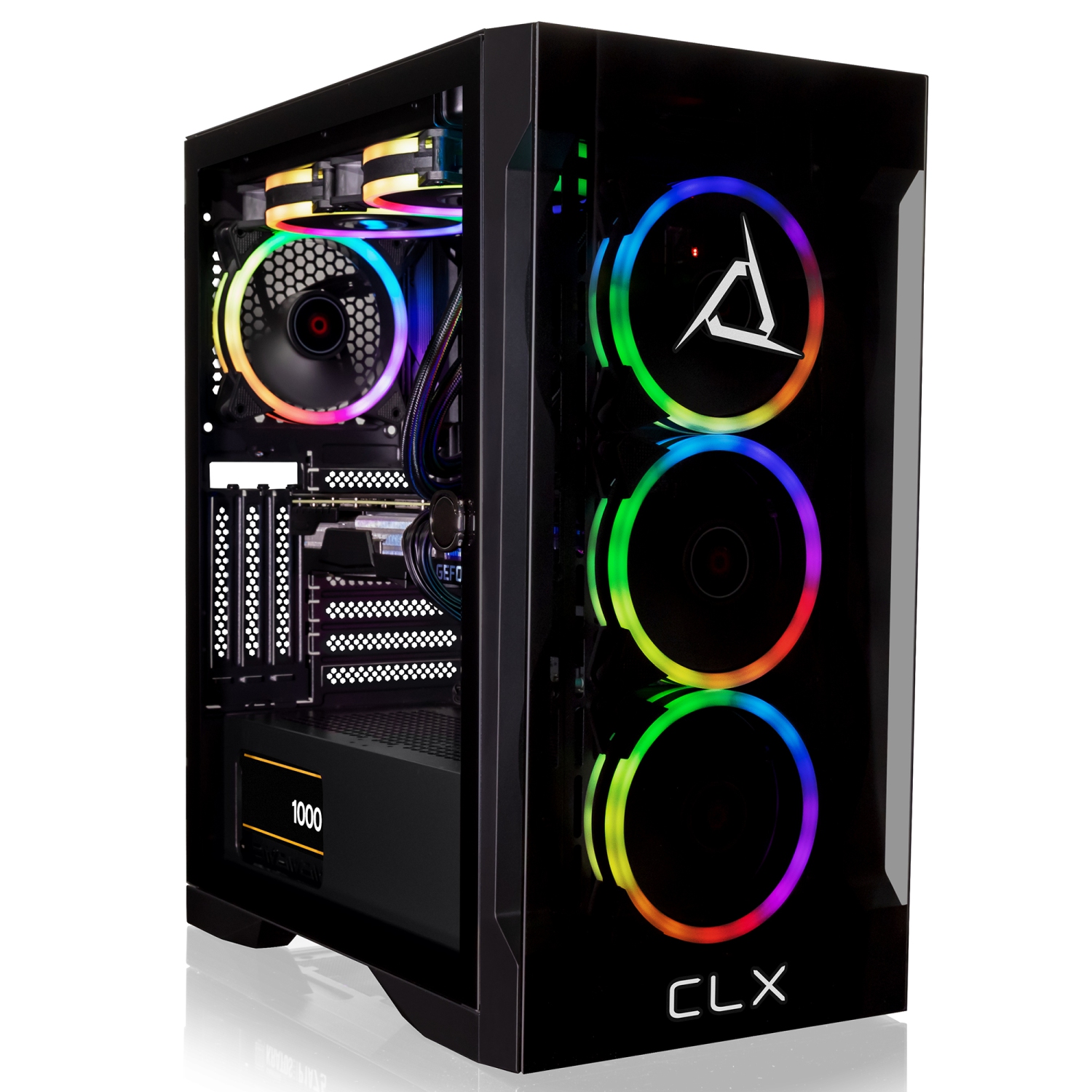 CLX SET Gaming Desktop - Liquid Cooled AMD Ryzen 9 7900X 4.7GHz 12-Core, 32GB DDR5 Memory, GeForce RTX 4090 24GB GDDR6X Graphics, 1TB SSD, 4TB HDD, WiFi, Windows 11 Home 64-bit