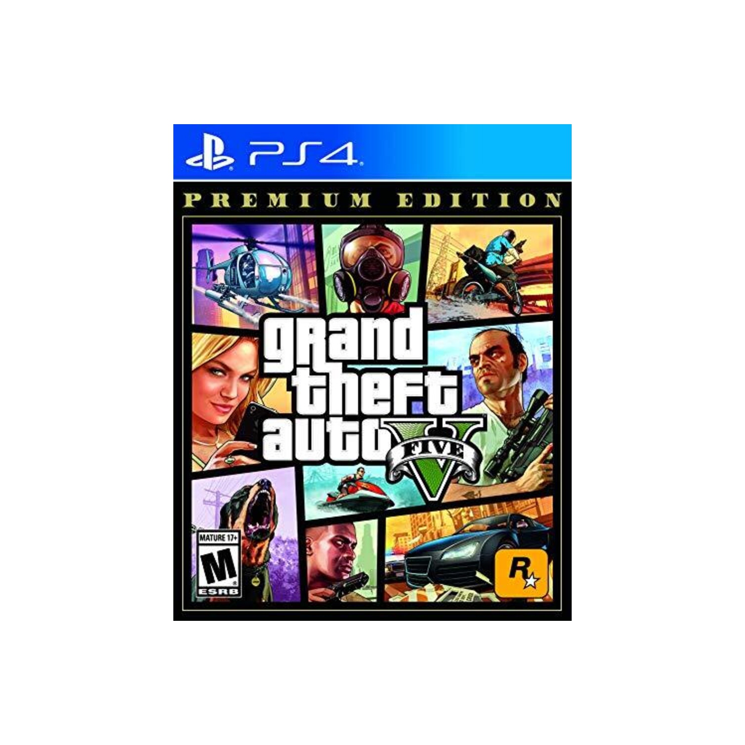 Grand Theft Auto V Premium Online Edition for PlayStation 4 StandardEdition [VIDEOGAMES]