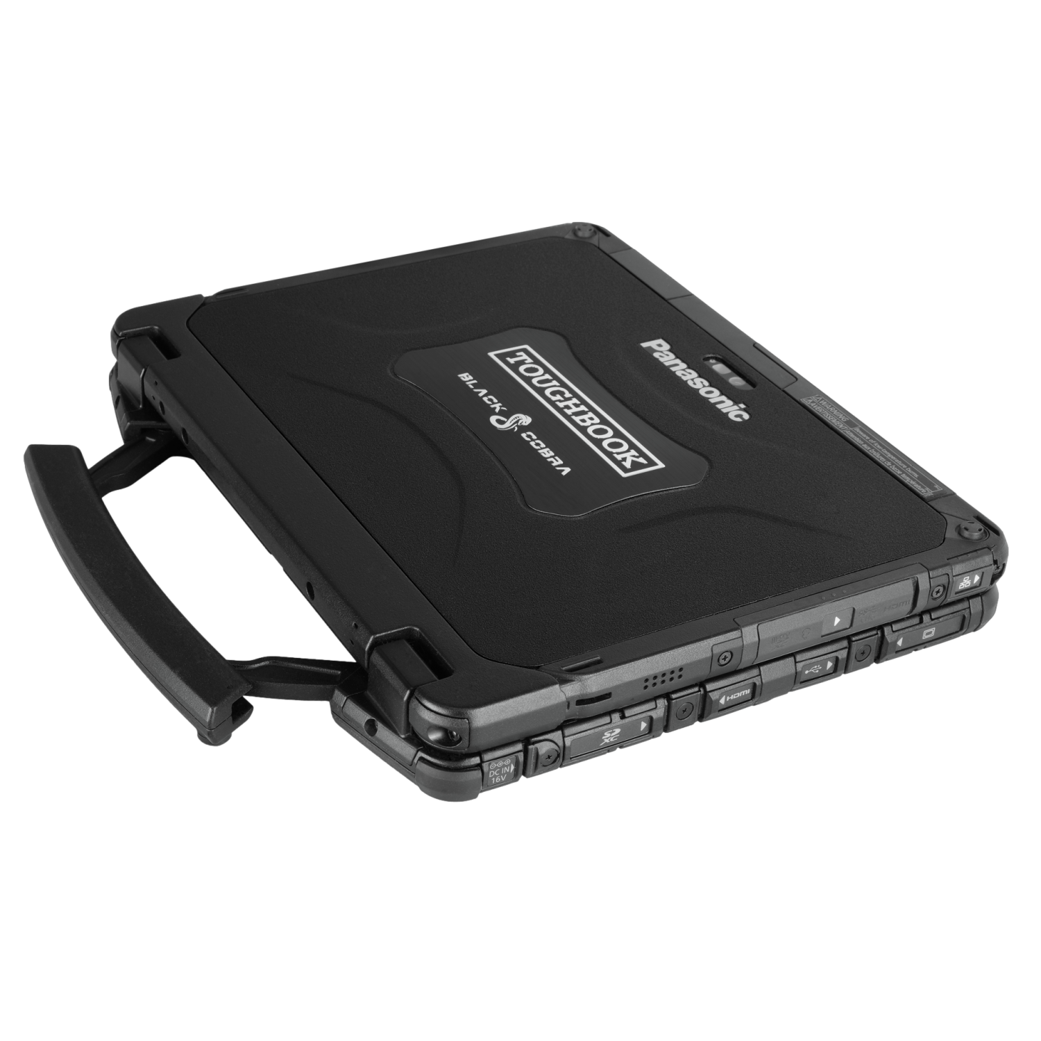 Remis à neuf – Noir Toughbook CF-20 de Panasonic – caméra Web HD – tablette portable 2-en-1 – écran tactile – disque SSD 2 To – clavier