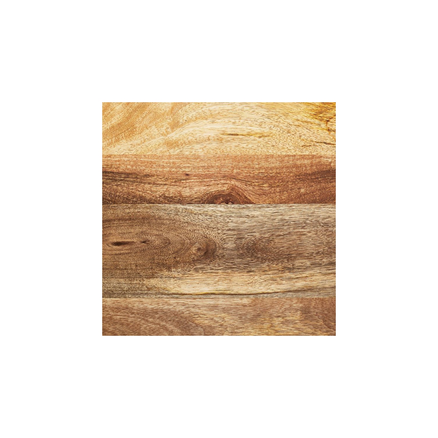 Round Wood End Table With Adjustable Height - Brown