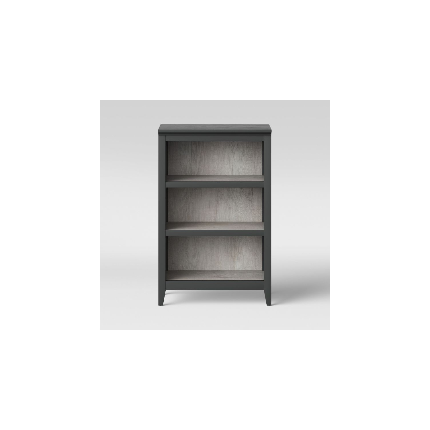 Bibliothèque Carson de 48 po à 3 tablettes - Gris