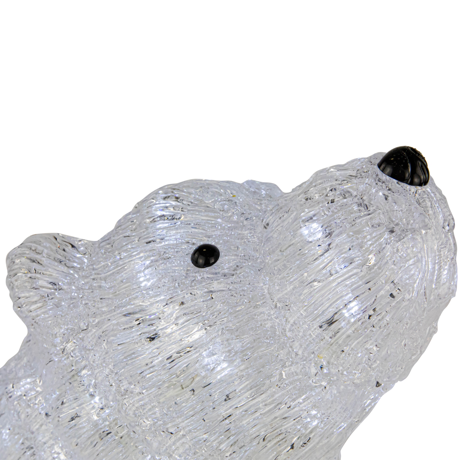18.5" Lighted Commercial Grade Acrylic Polar Bear Christmas Display Decoration