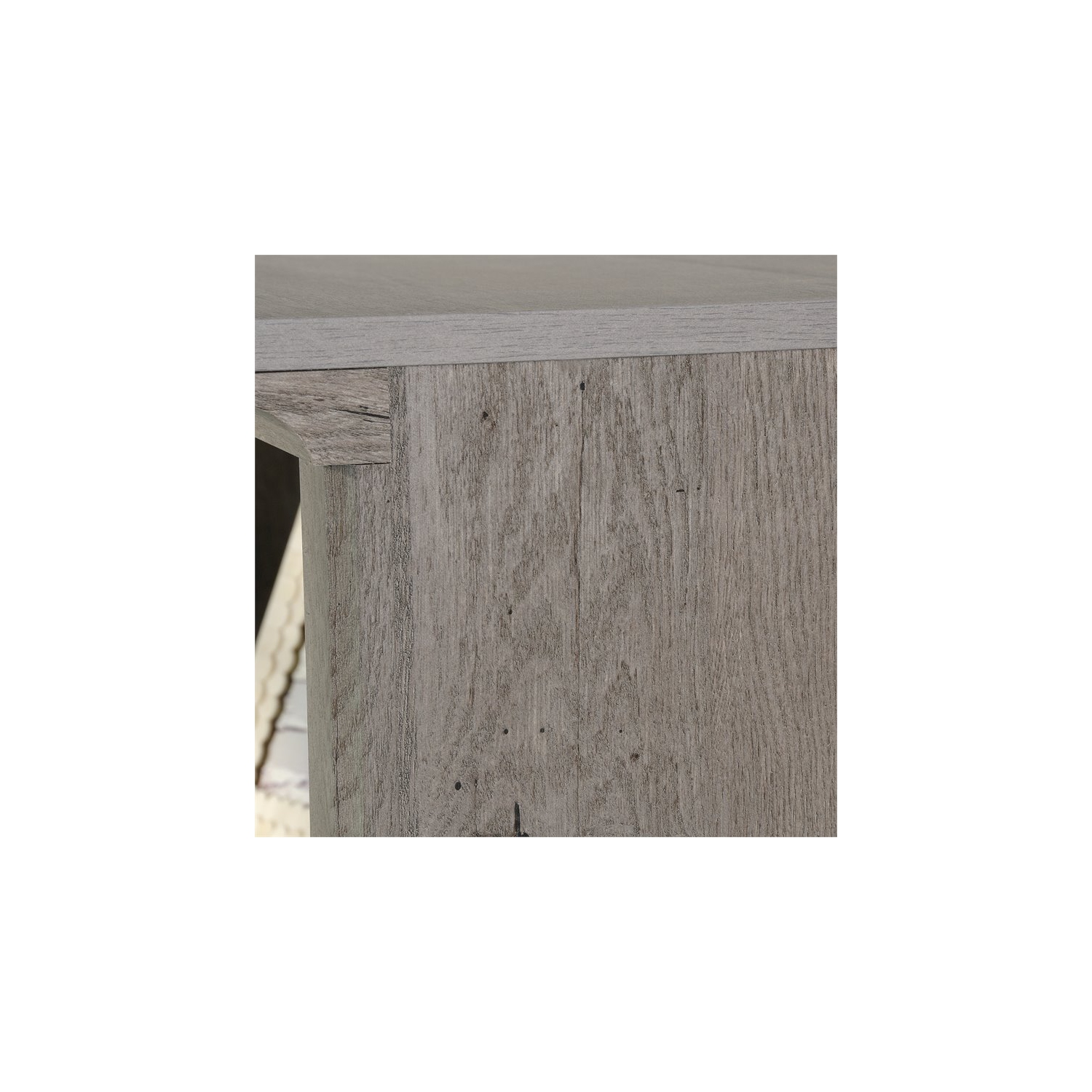 Pemberly Row Contemporary 5-Shelf Tall Wood Bookcase in Mystic Oak