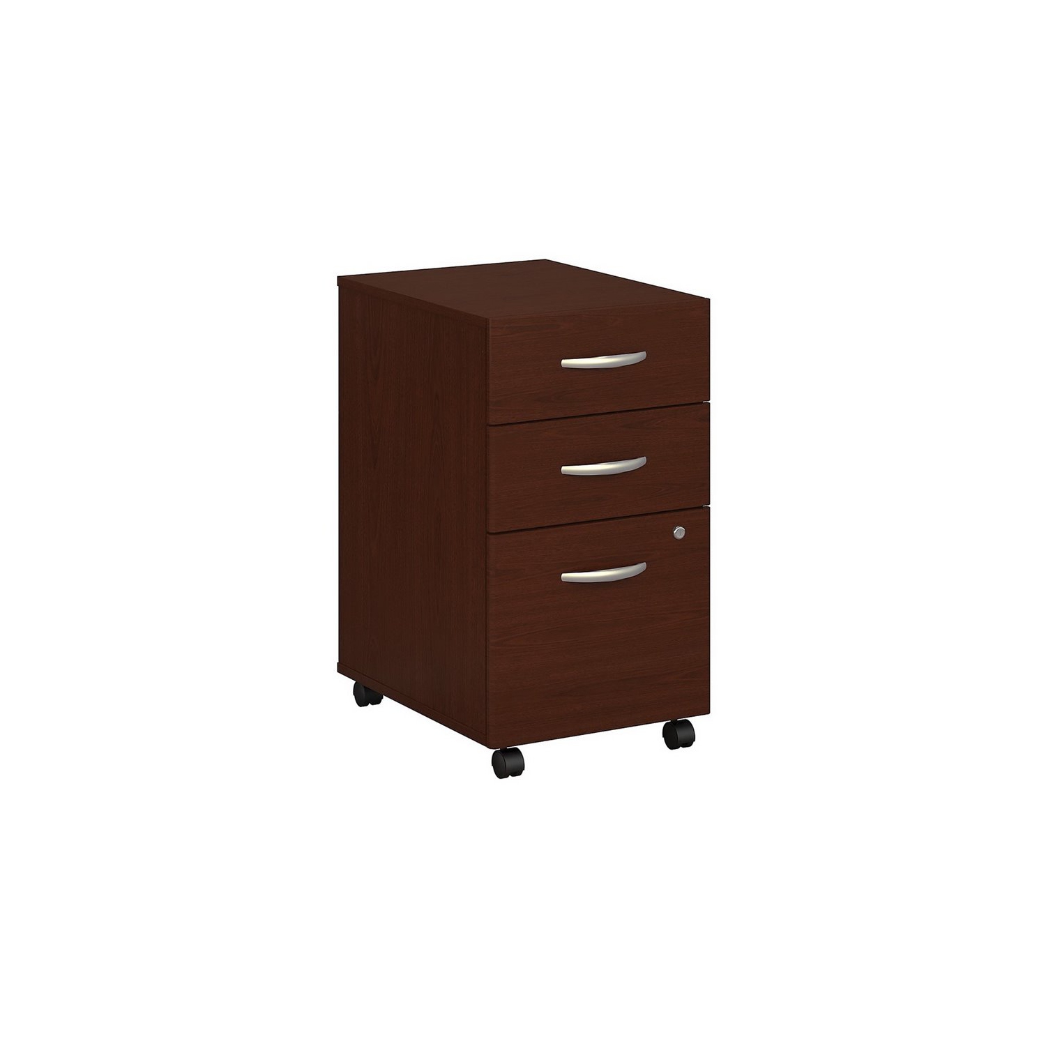 Classeur mobile à 3 tiroirs Scranton & Co, acajou