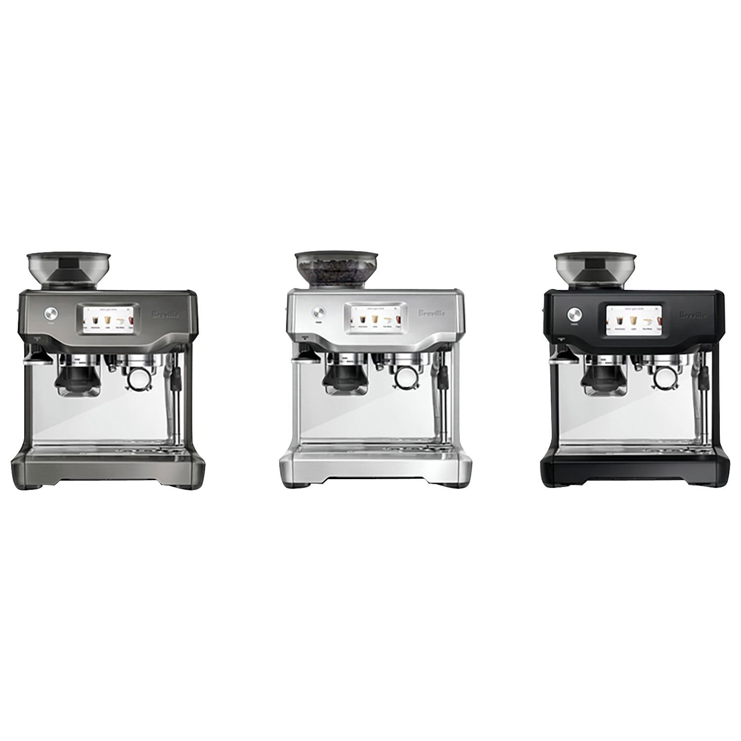 Refurbished - Breville Barista Touch Automatic Espresso Machine - Black Stainless Steel - Remanufactured by Breville