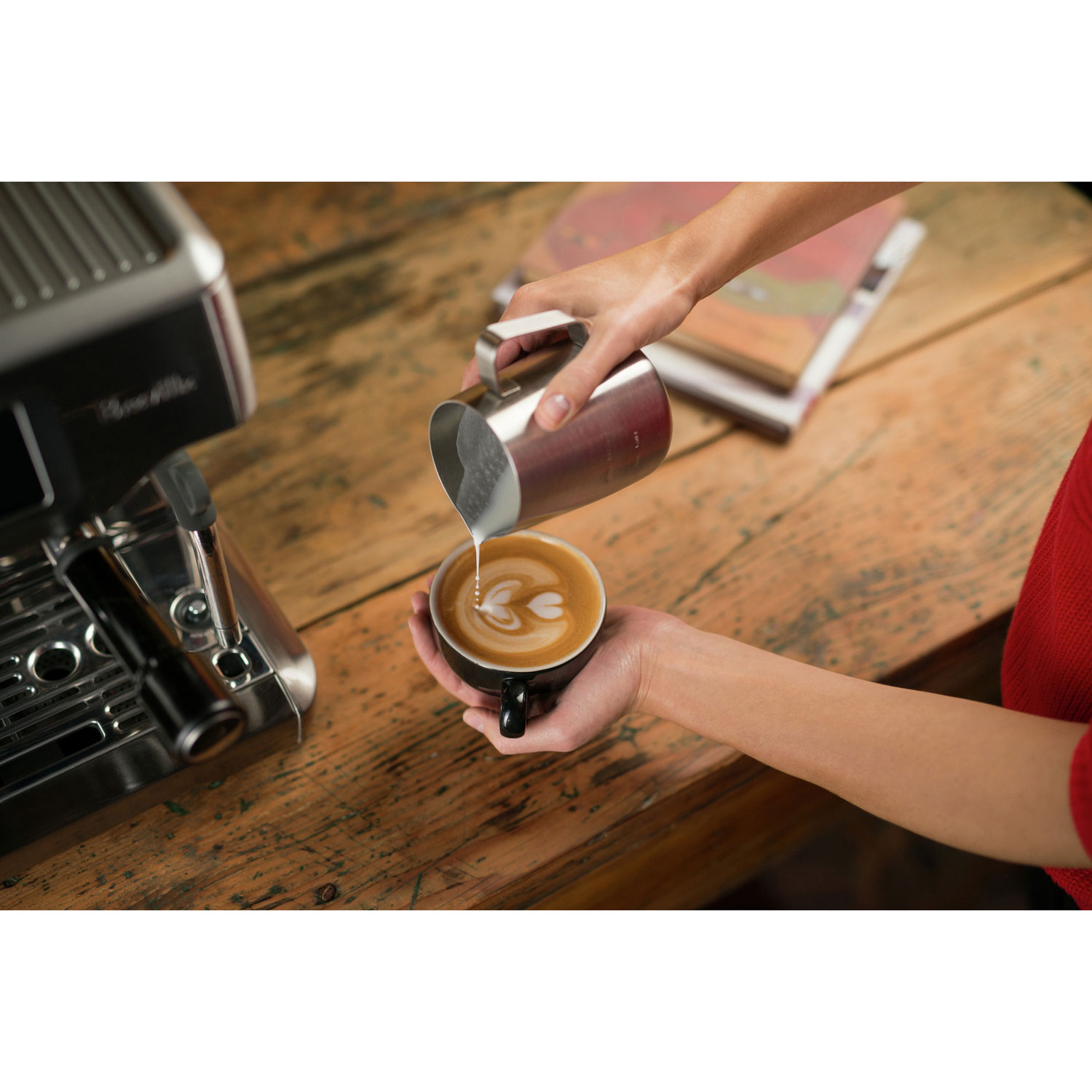 Refurbished - Breville Barista Touch Automatic Espresso Machine - Black Stainless Steel - Remanufactured by Breville