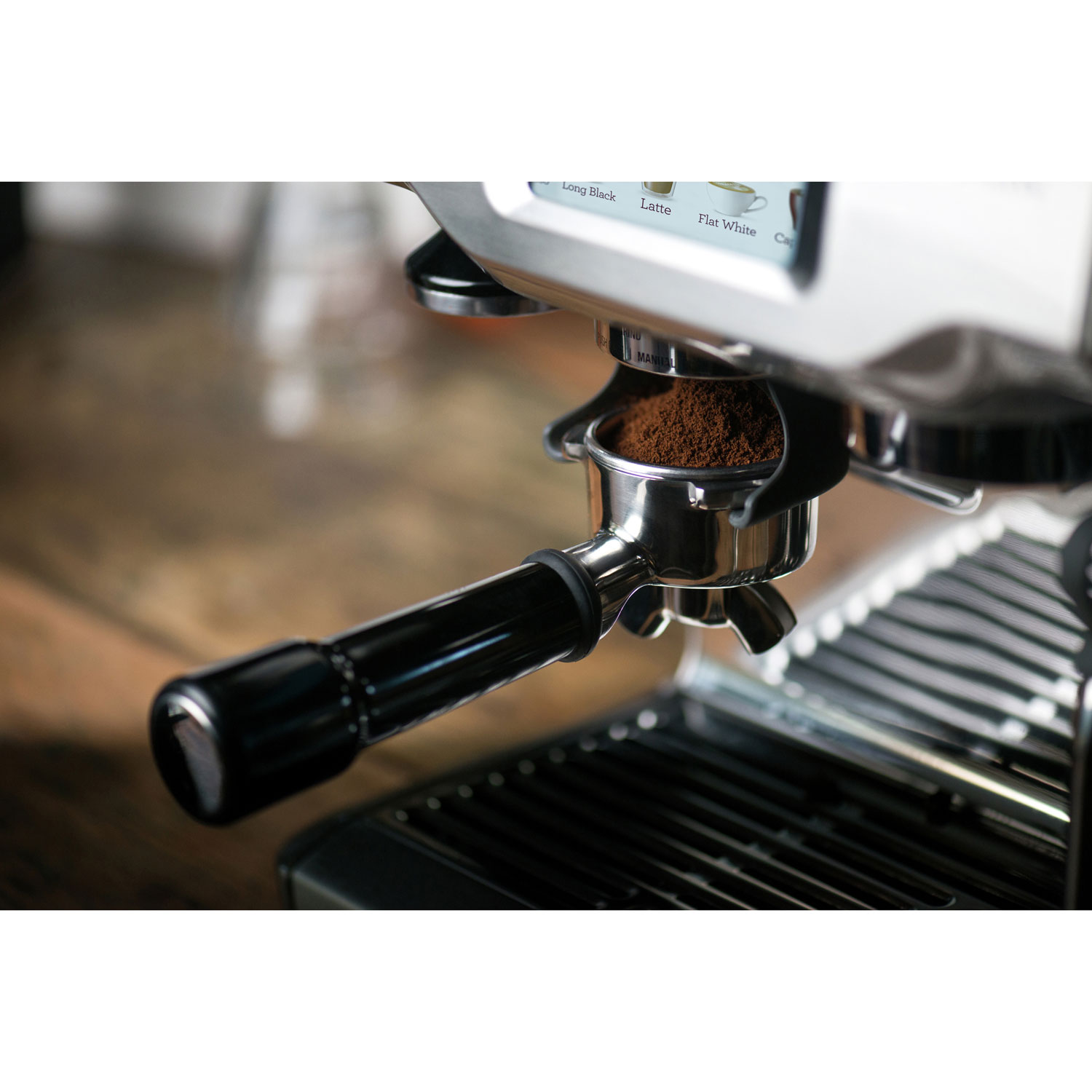 Refurbished - Breville Barista Touch Automatic Espresso Machine - Black Stainless Steel - Remanufactured by Breville