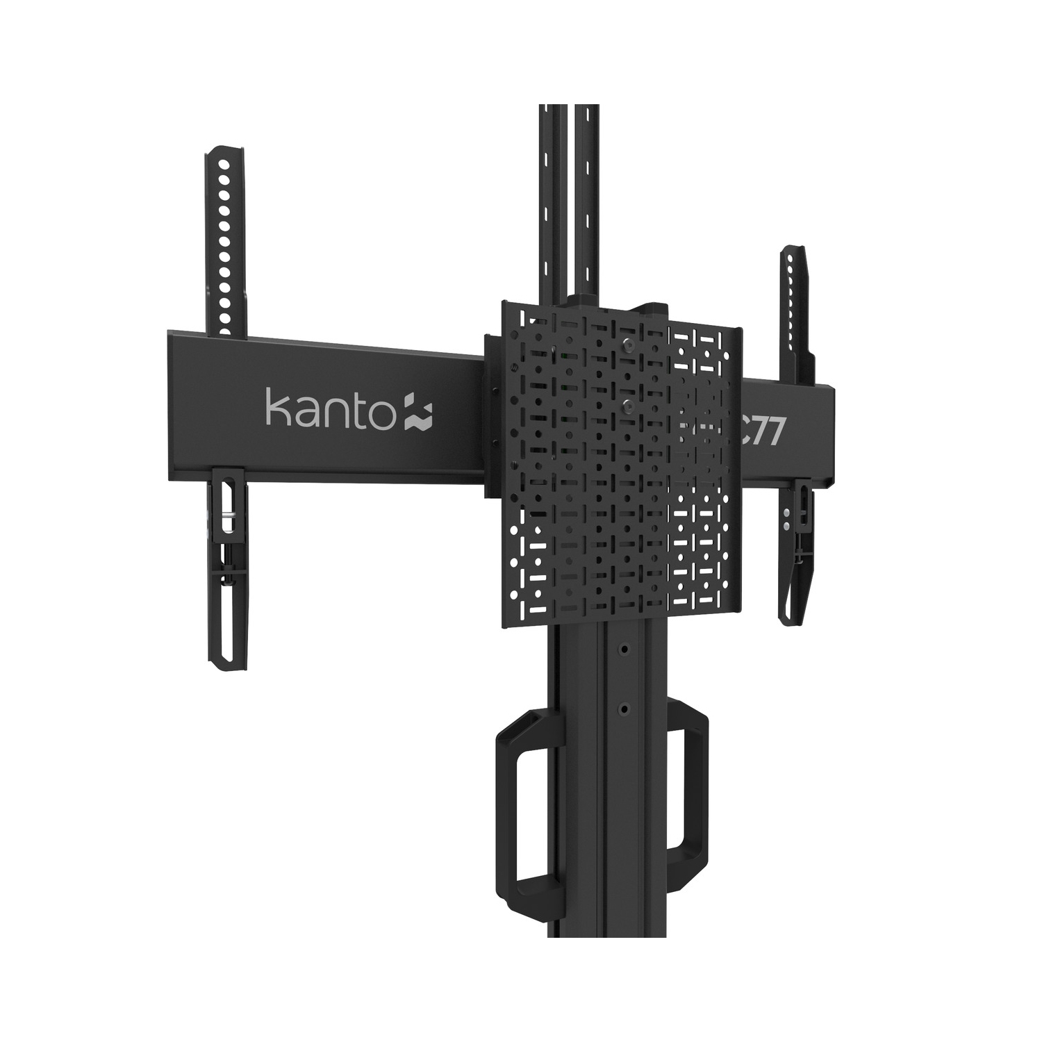 Kanto MPC77 Chariot audiovisuel roulant pour écrans de 37 à 77 po - Compatible avec les dispositifs de vidéoconférence