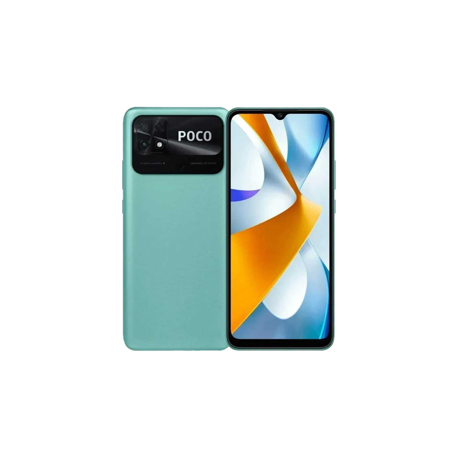 Poco C40 Dual (64GB/4GB, Coral Green) - Brand New