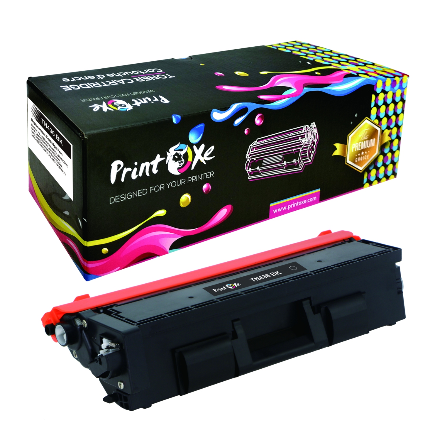 PRINTOXE® TN436 BLACK Compatible High Yield of TN433 Toner Cartridge TN 436 for Brother HL L8260CDW 8360CDW 9310CD(T) and DCP L8410CDW and MFC