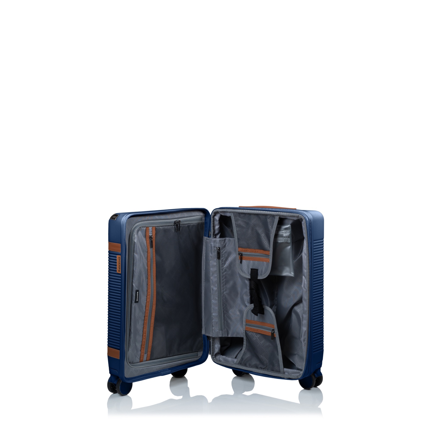 CHAMPS Collection Vintage III Ensemble de bagages rigide extensible 3 pièces