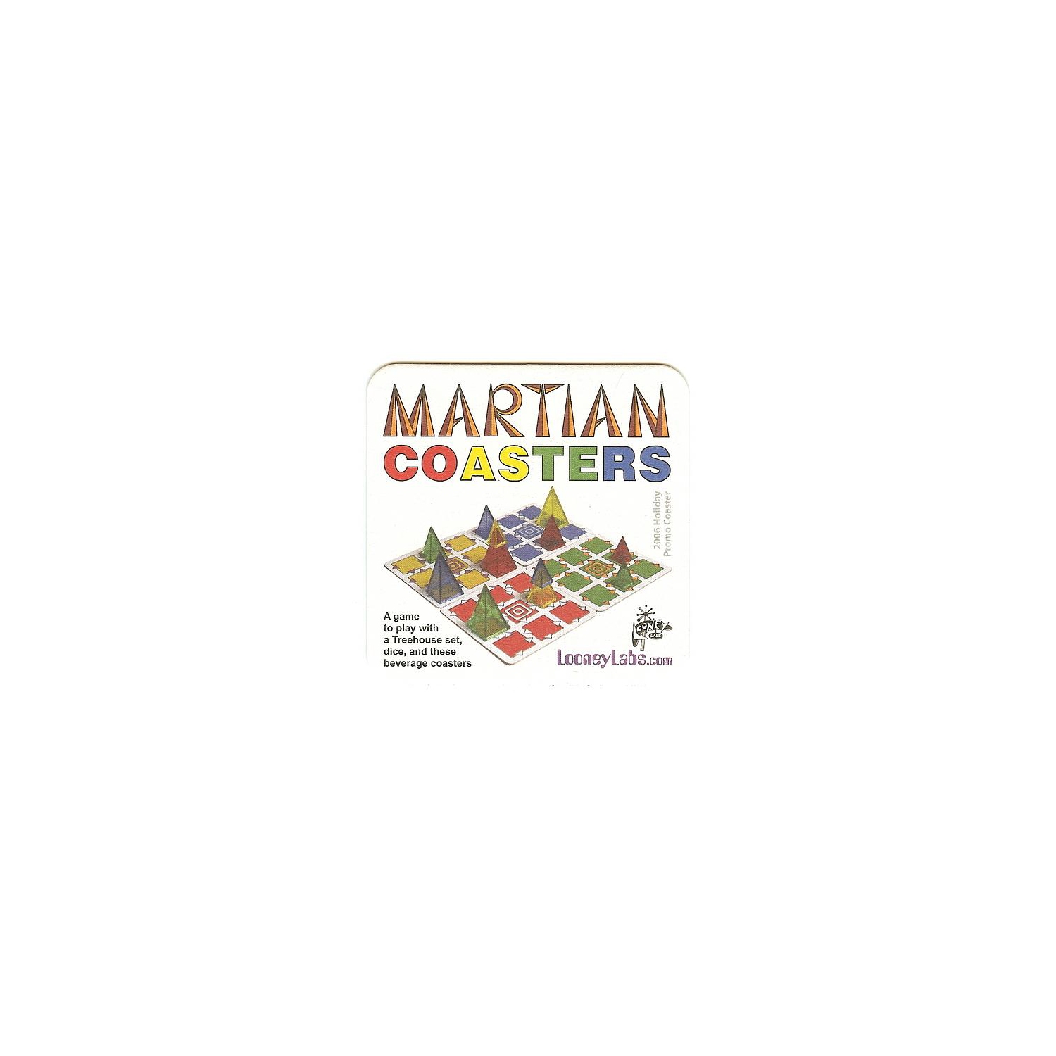 Looney Labs Martian Coasters
