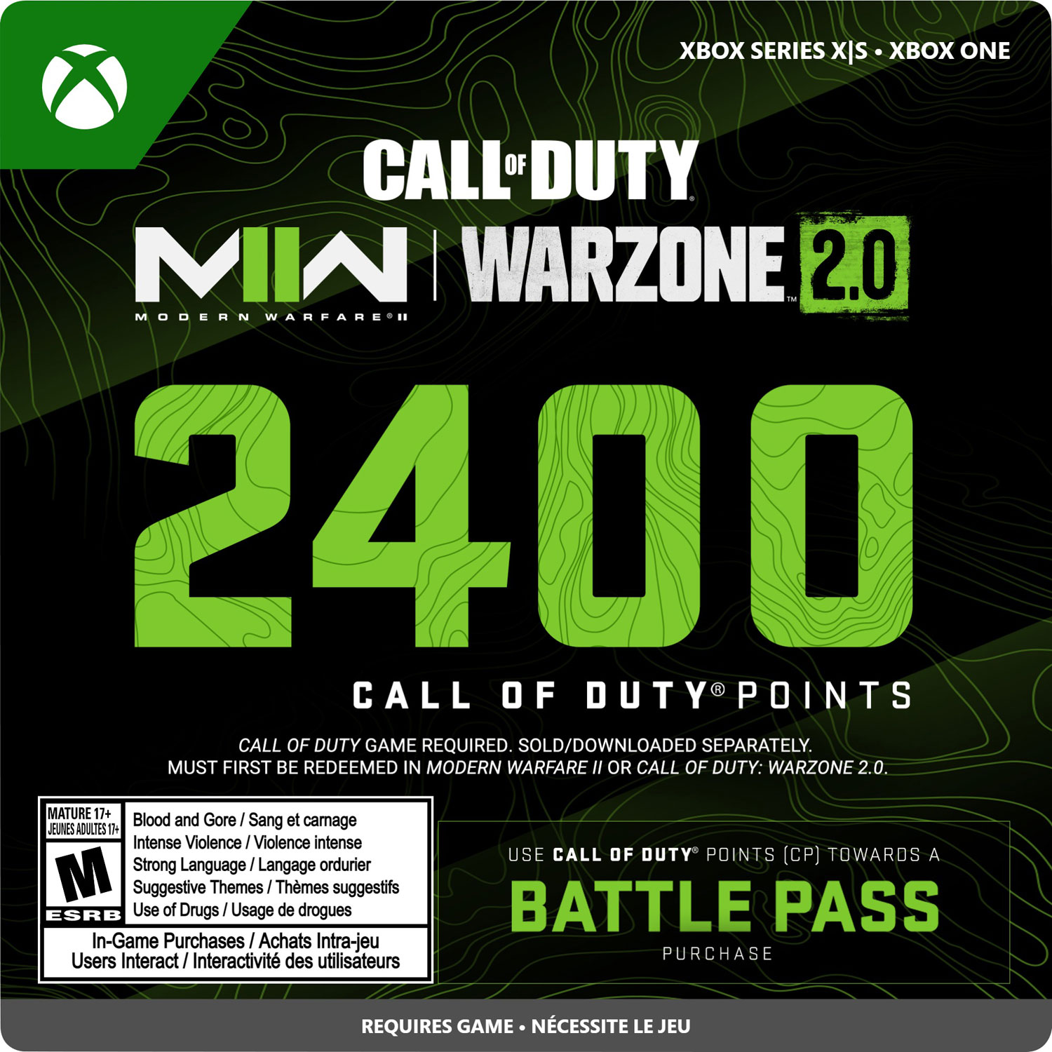 Call of Duty: Modern Warfare II - 2400 COD Points (Xbox Series X|S / Xbox One) - Digital Download