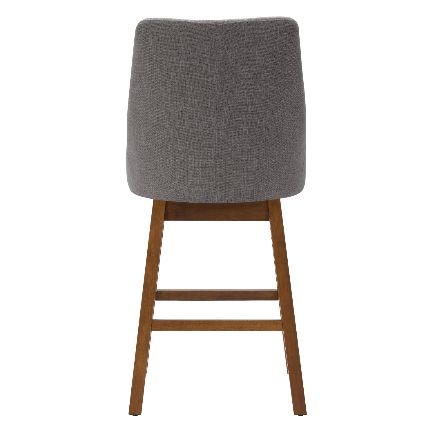 CorLiving DBT-204-B Boston Counter Height Formed Back Fabric Barstool, Light Grey, Set of 2