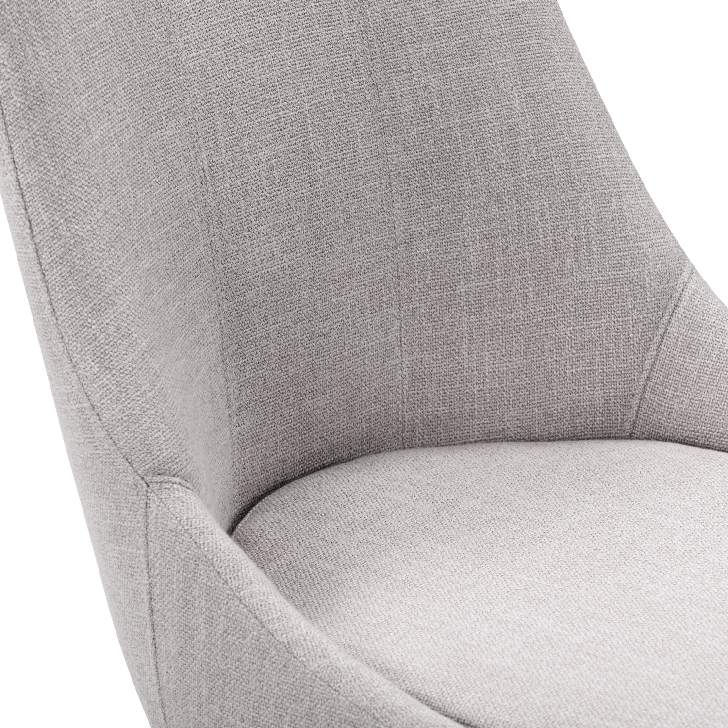 CorLiving DBT-204-B Boston Counter Height Formed Back Fabric Barstool, Light Grey, Set of 2