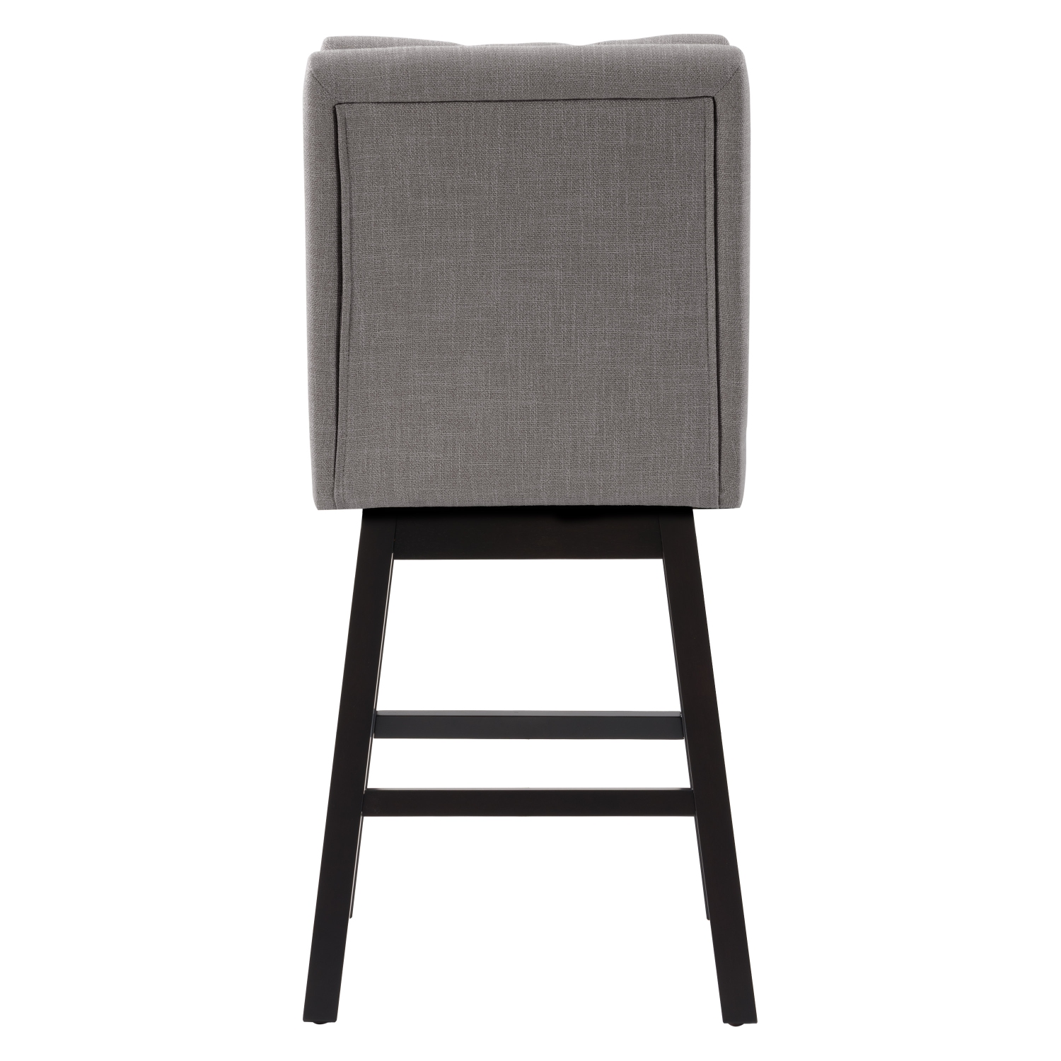 CorLiving DBT-104-B Boston Counter Height Tufted Fabric Barstool, Light Grey, Set of 2