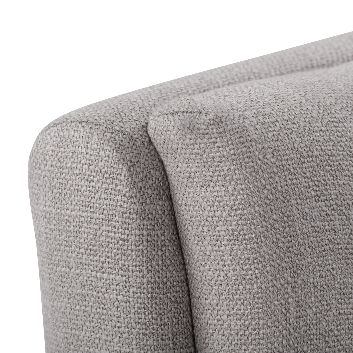 CorLiving DBT-104-B Boston Counter Height Tufted Fabric Barstool, Light Grey, Set of 2