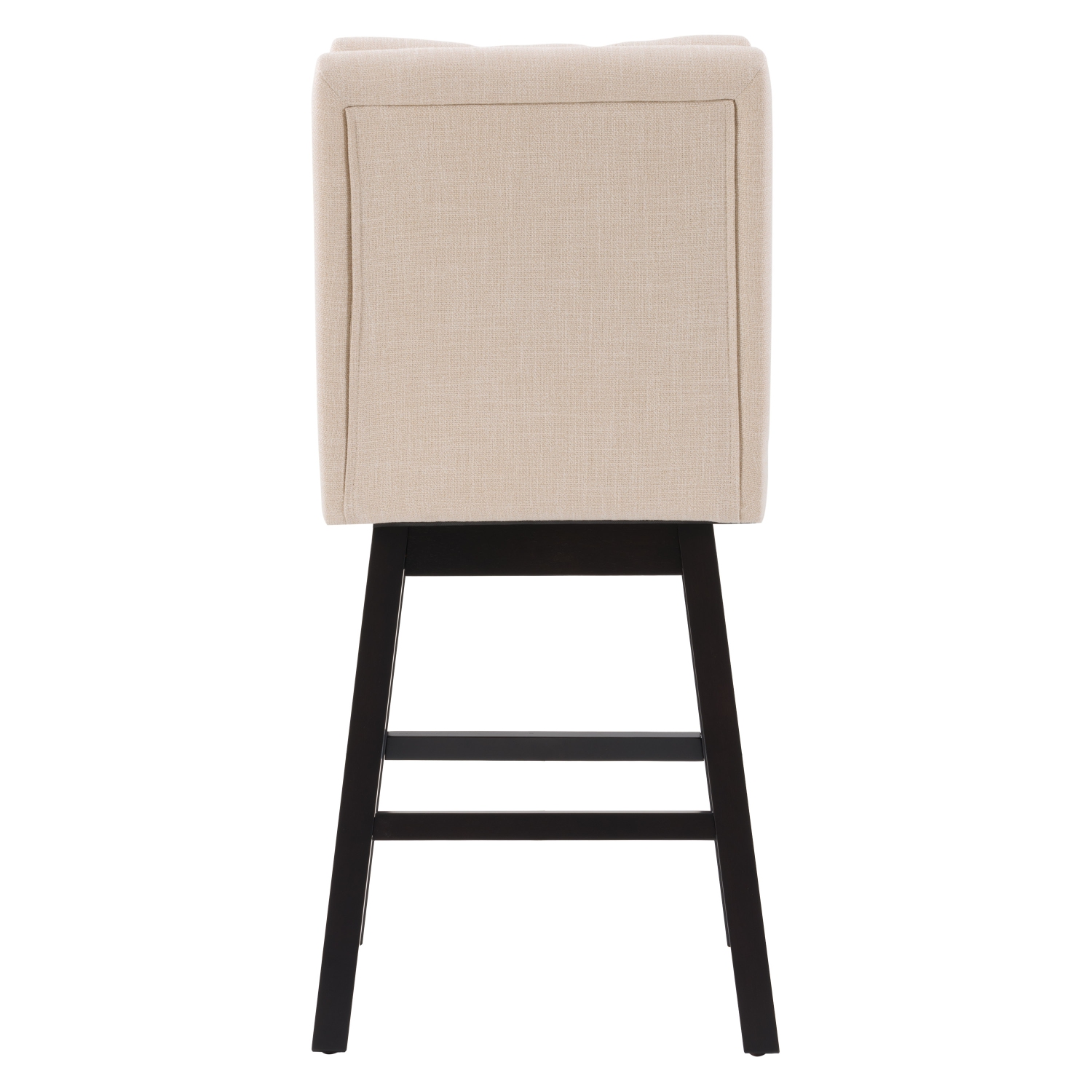 Tabouret de bar en tissu rembourré Boston, lot de 2