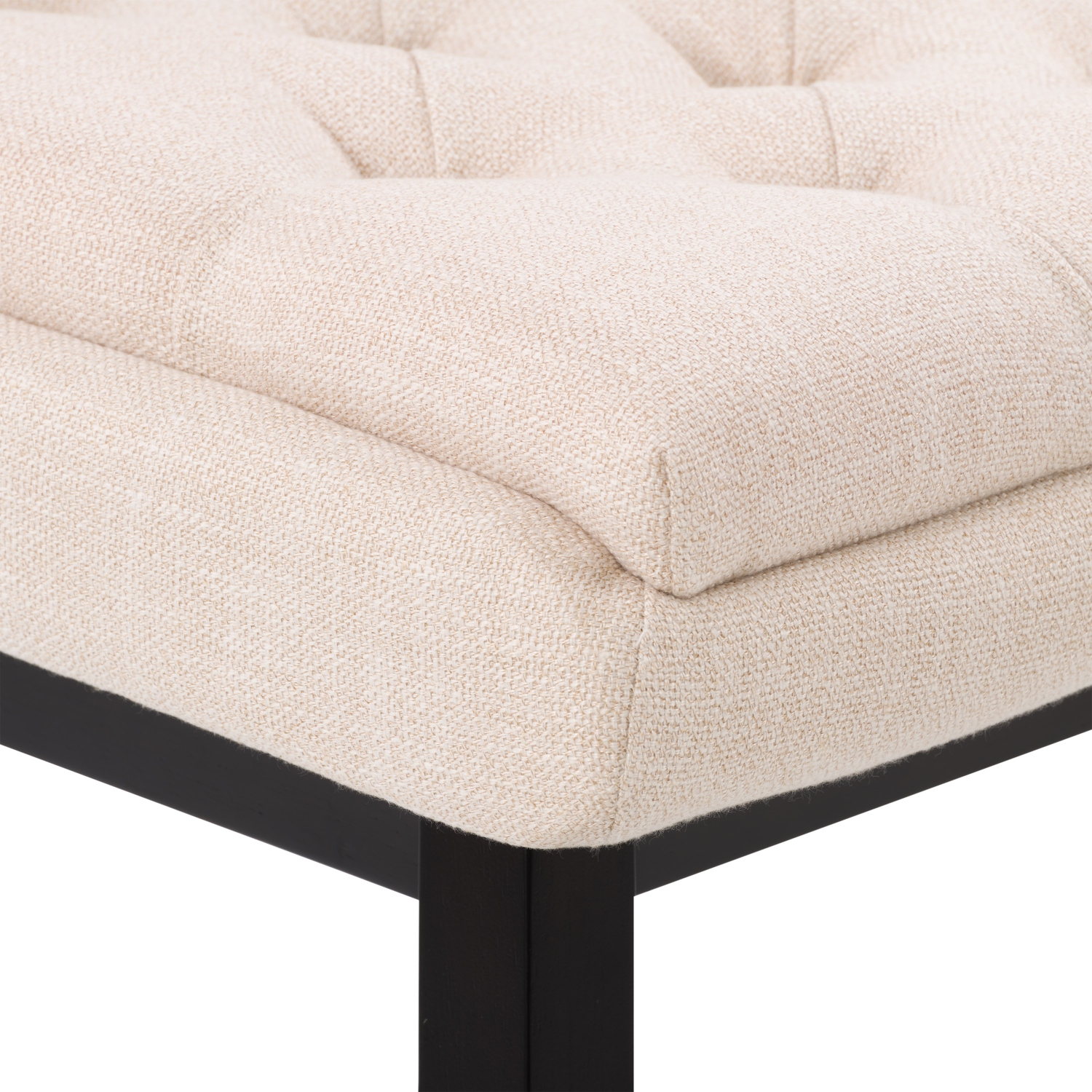 Tabouret de bar en tissu rembourré Boston, lot de 2