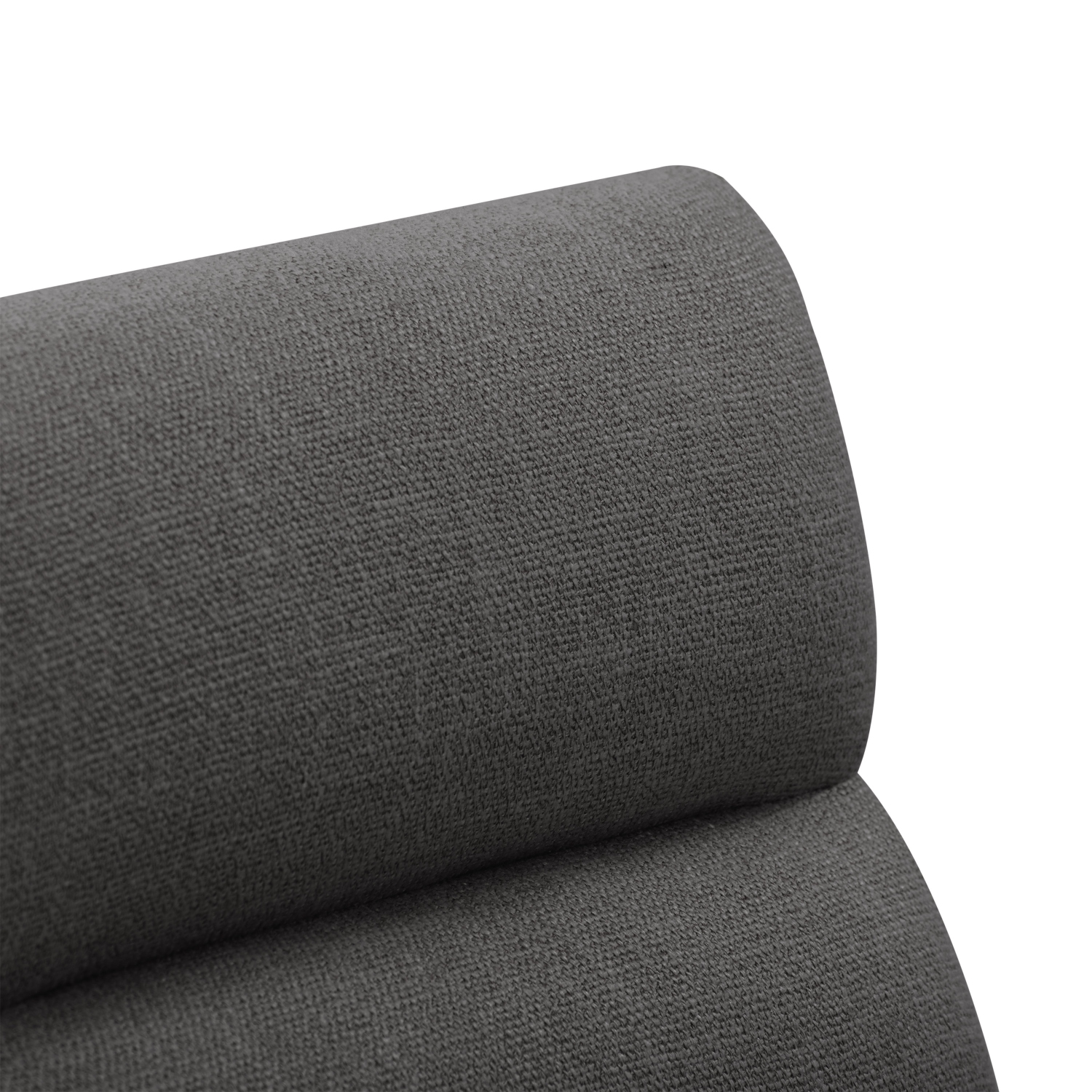 CorLiving DBT-302-B Boston Counter Height Channel Tufted Fabric Barstool, Dark Grey, Set of 2