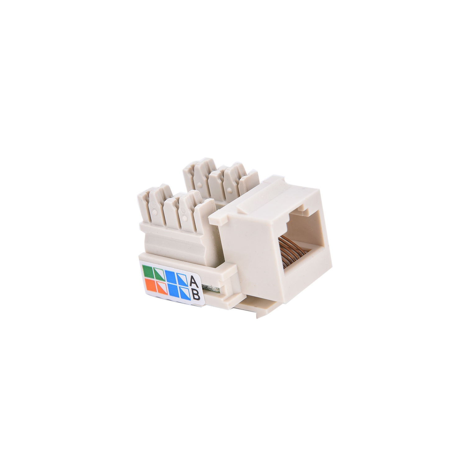 axGear RJ45 Cat5e 110 Punch Down Keystone Network Ethernet Jack Port 10 PCS