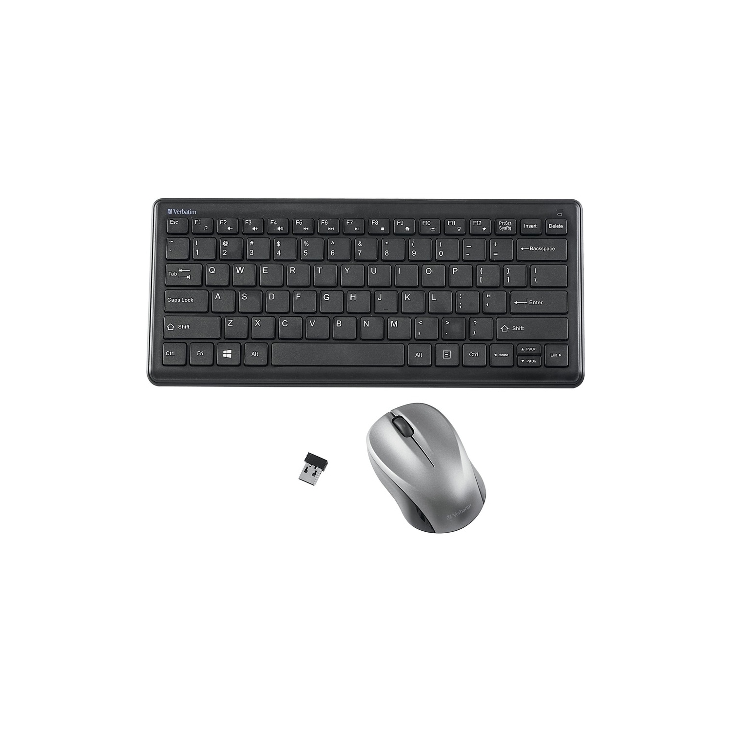 Verbatim Silent Wireless Compact Keyboard and Mouse