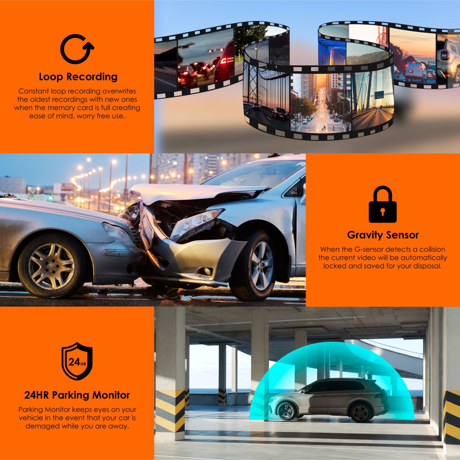 Rexing V55 Dash Cam with 4K Modular Capabilities, 5.0 GHz Wi-Fi, and GPS Car Dash Camera Recorder