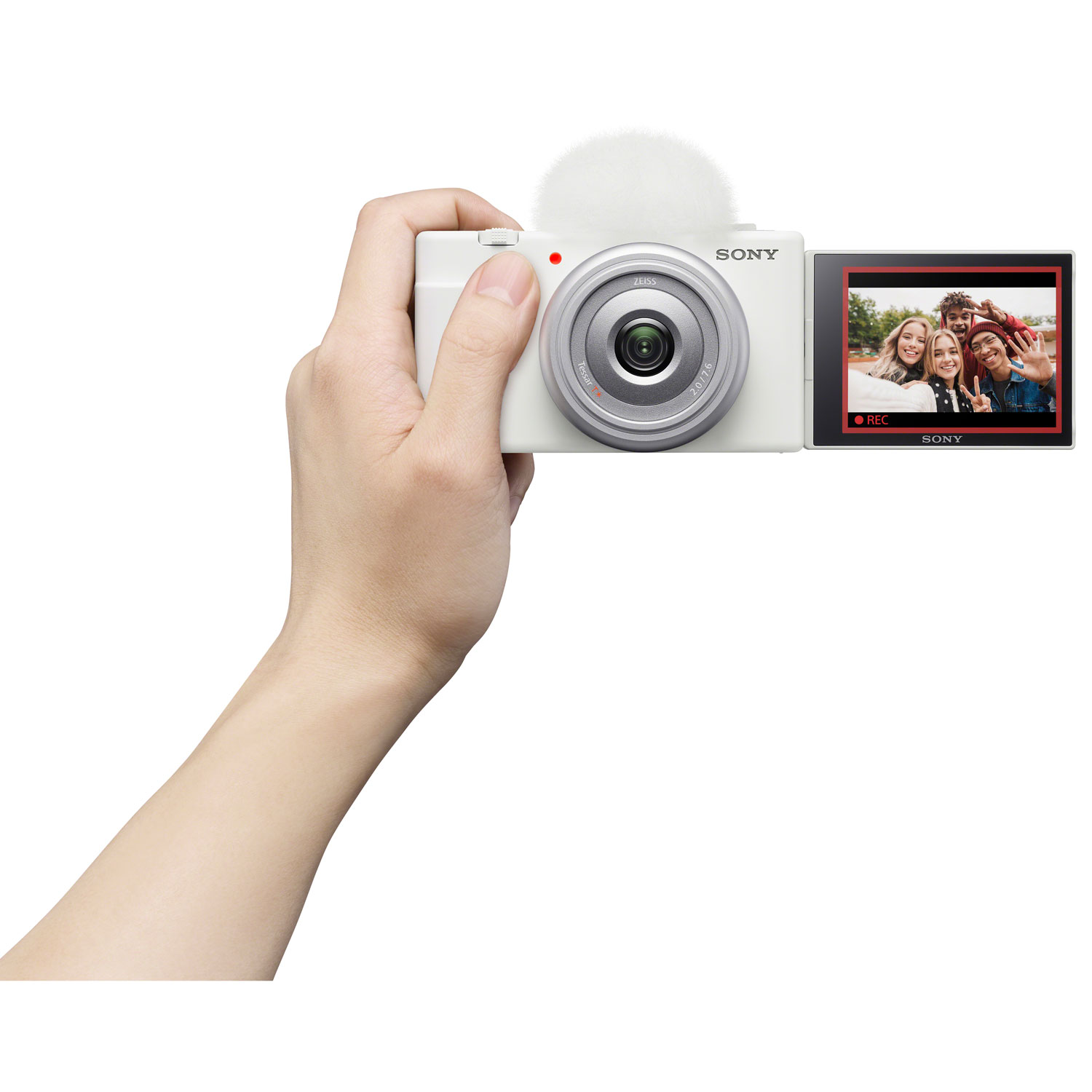 Sony ZV-1F Content Creator Vlogger 20.1MP Digital Camera - White