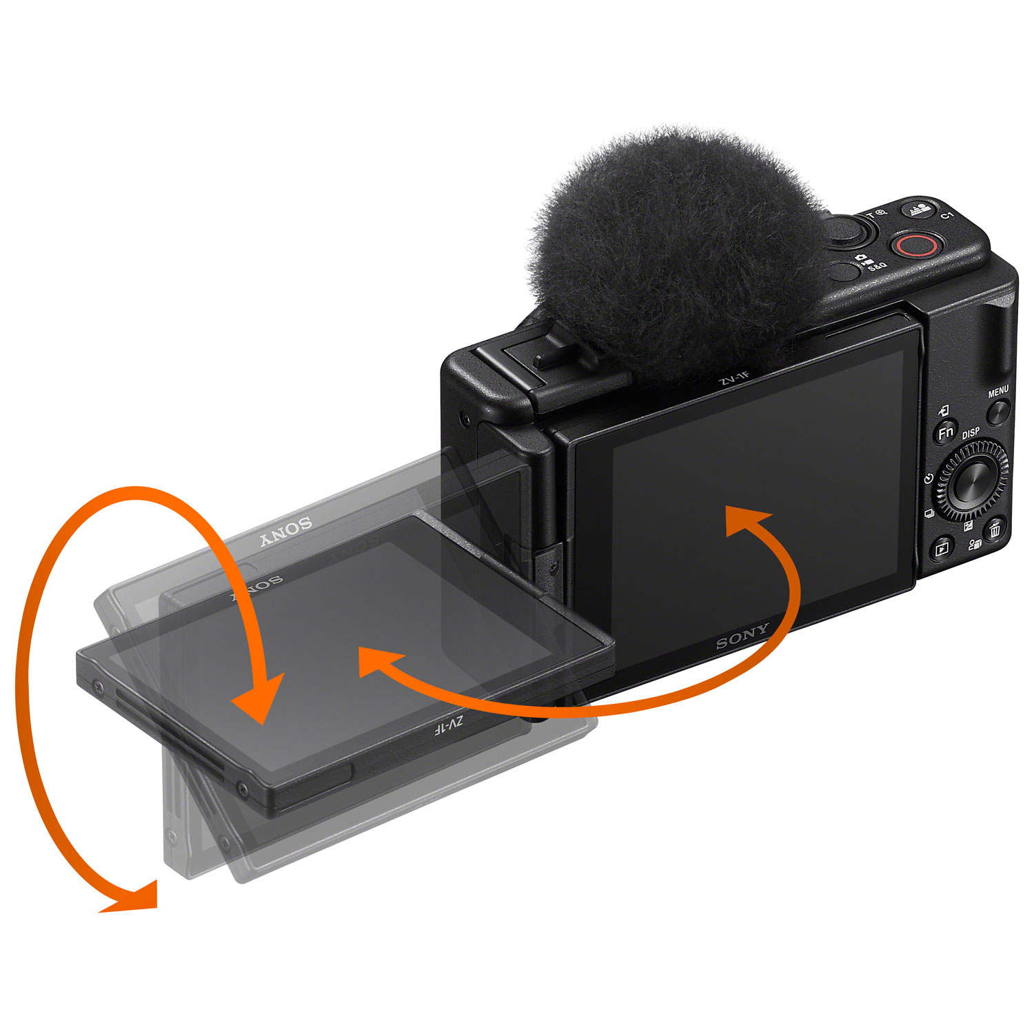 Sony ZV-1F Content Creator Vlogger 20.1MP Digital Camera - Black