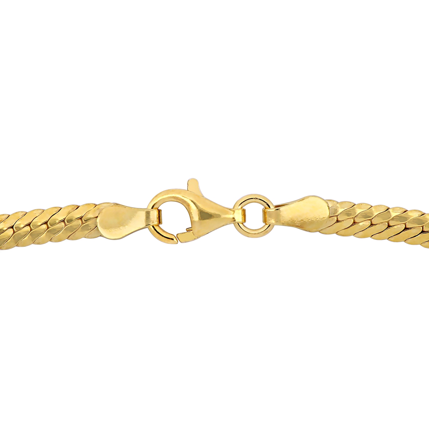 Amour Herringbone Bracelet Yellow Silver