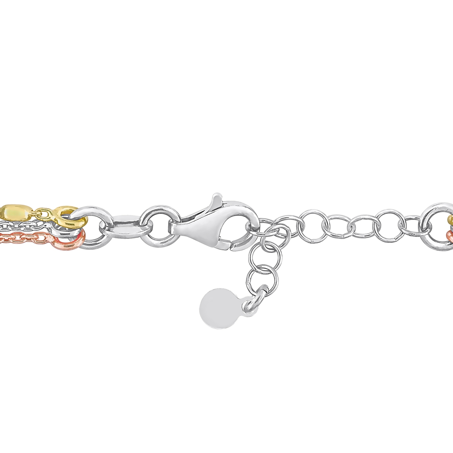 Bracelet Multi-Brins Argent 3 Tons
