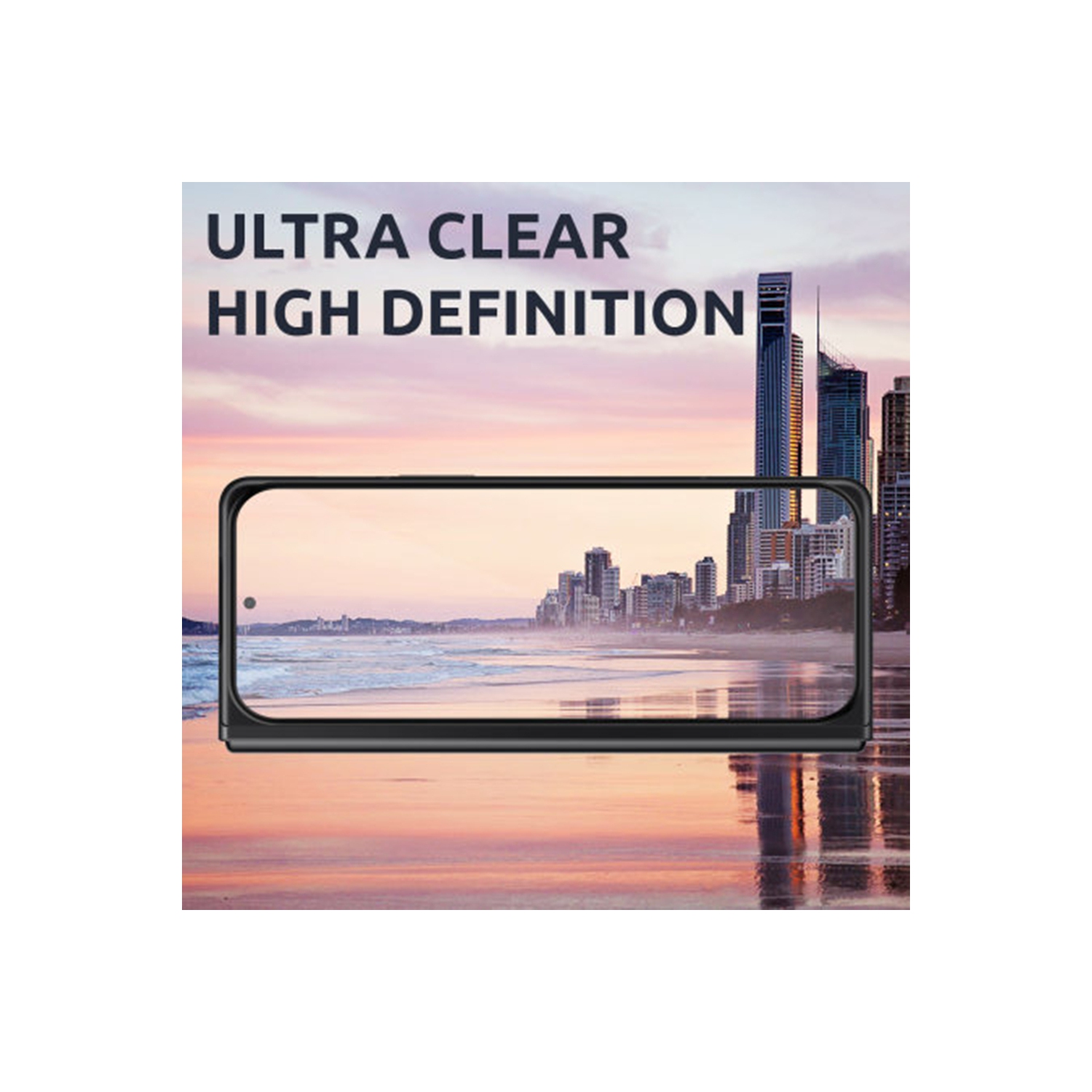 【CSmart】 Case Friendly 3D Curved Full Coverage Tempered Glass Screen Protector for Samsung Galaxy Z Fold 4