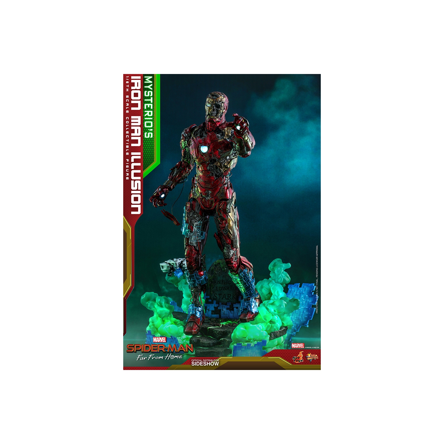 Spider-Man Far From Home 12 Inch Action Figure 1/6 Scale Series - Mysterio's Iron Man Illusion Hot Toys 906794