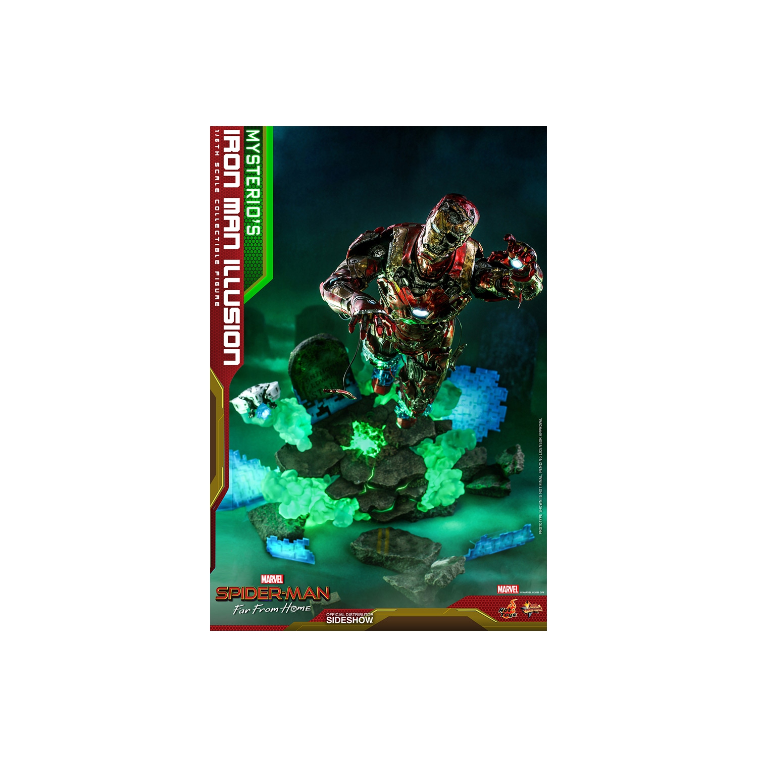 Spider-Man Far From Home 12 Inch Action Figure 1/6 Scale Series - Mysterio's Iron Man Illusion Hot Toys 906794