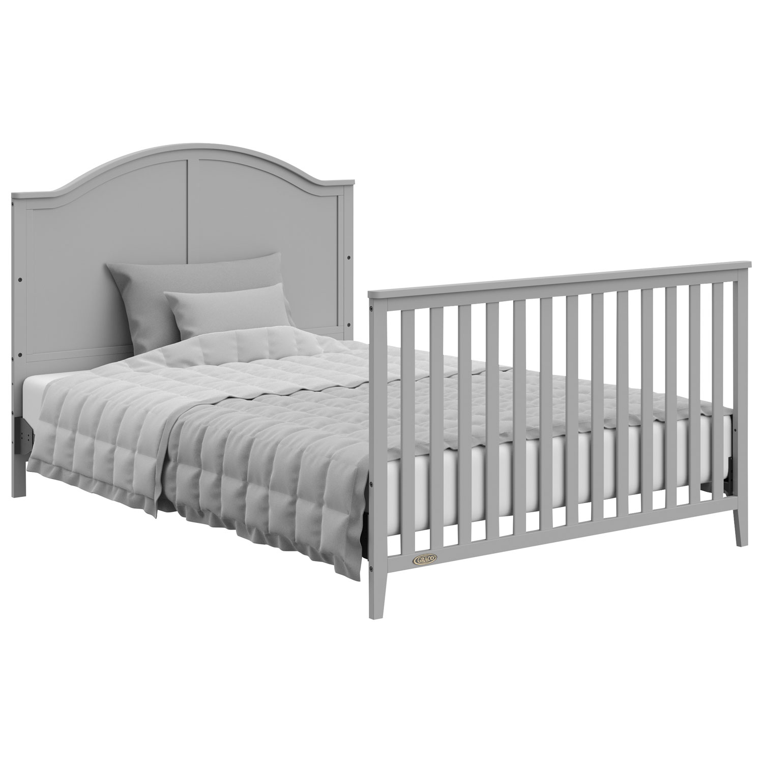 Graco Wilfred 5-in-1 Convertible Crib - Pebble Grey