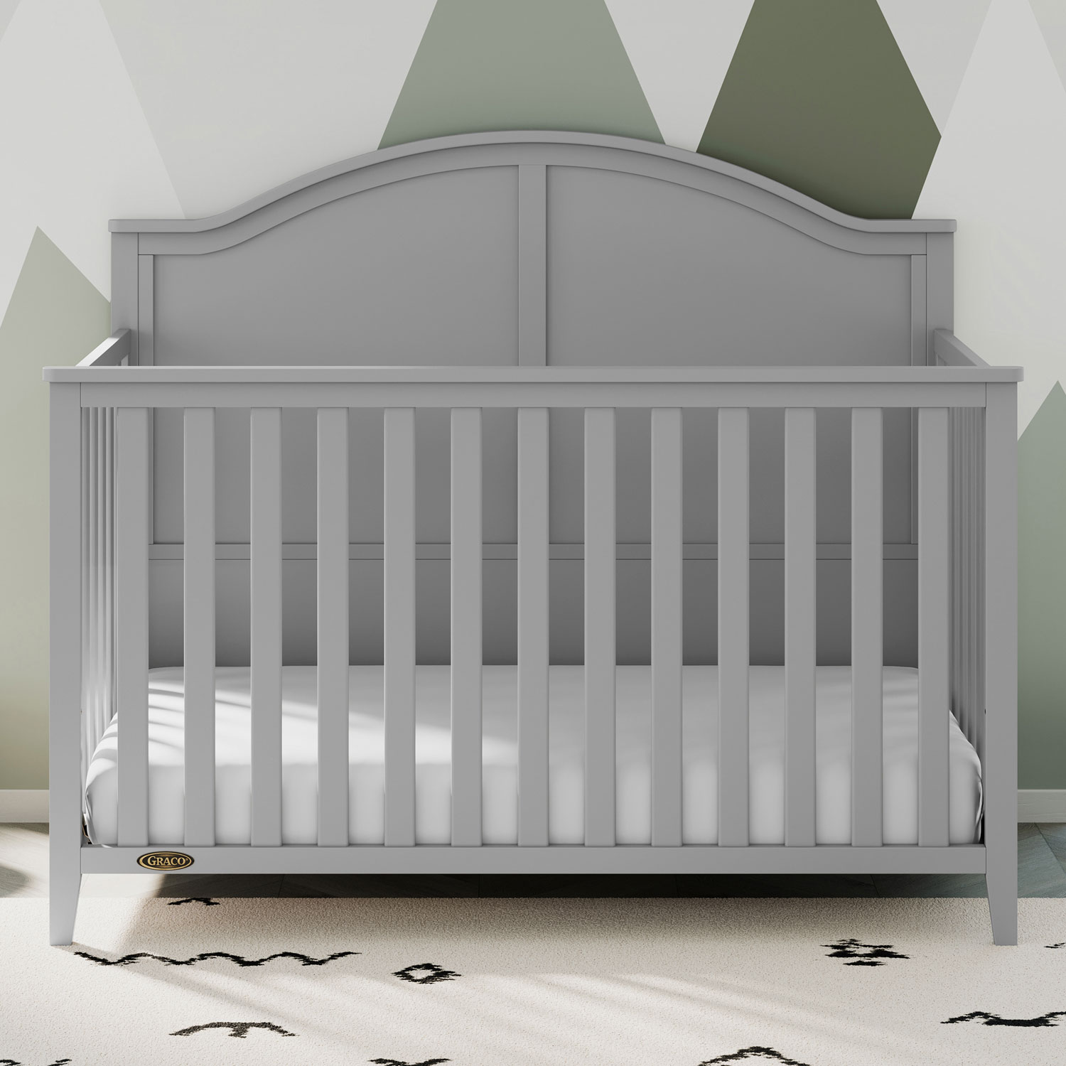 Graco Wilfred 5-in-1 Convertible Crib - Pebble Grey