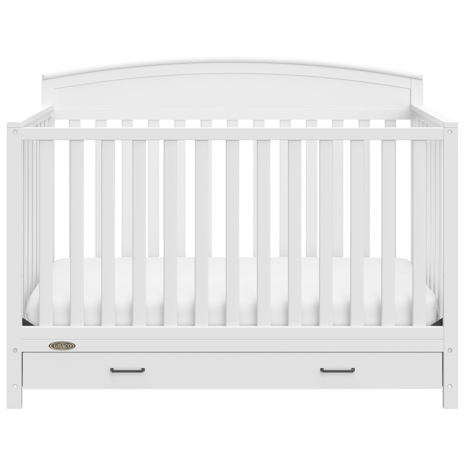 Lit de bébé transformable 5-en-1 Benton de Graco avec tiroir - Blanc