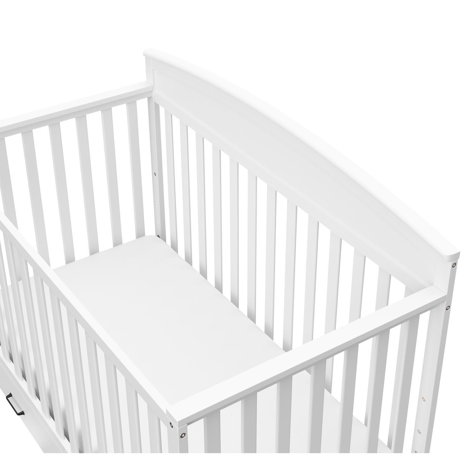 Lit de bébé transformable 5-en-1 Benton de Graco avec tiroir - Blanc