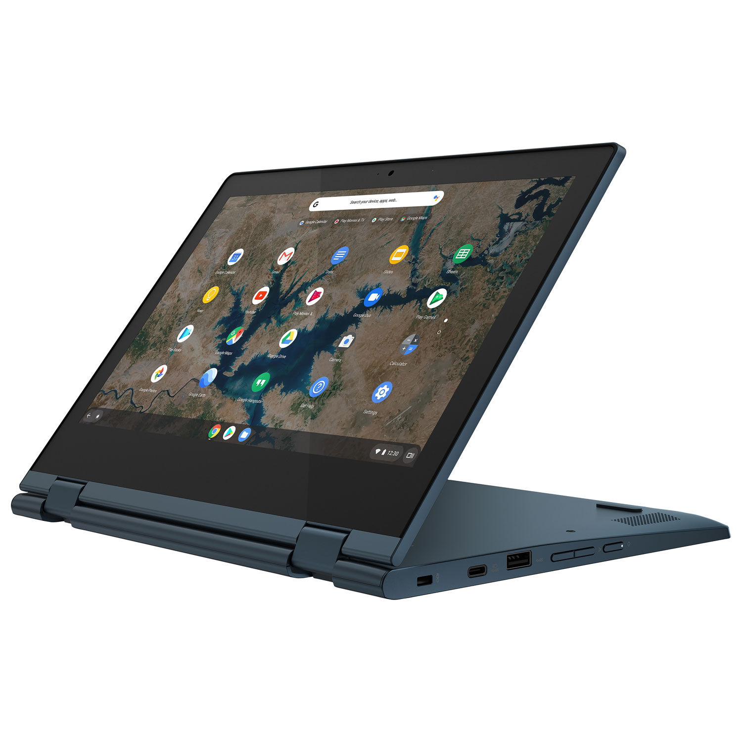 Lenovo Flex 3 11.6" Touchscreen 2-in-1 Chromebook - Abyss Blue (Intel Celeron N4020/64GB eMMC/4GB RAM/Chrome OS)
