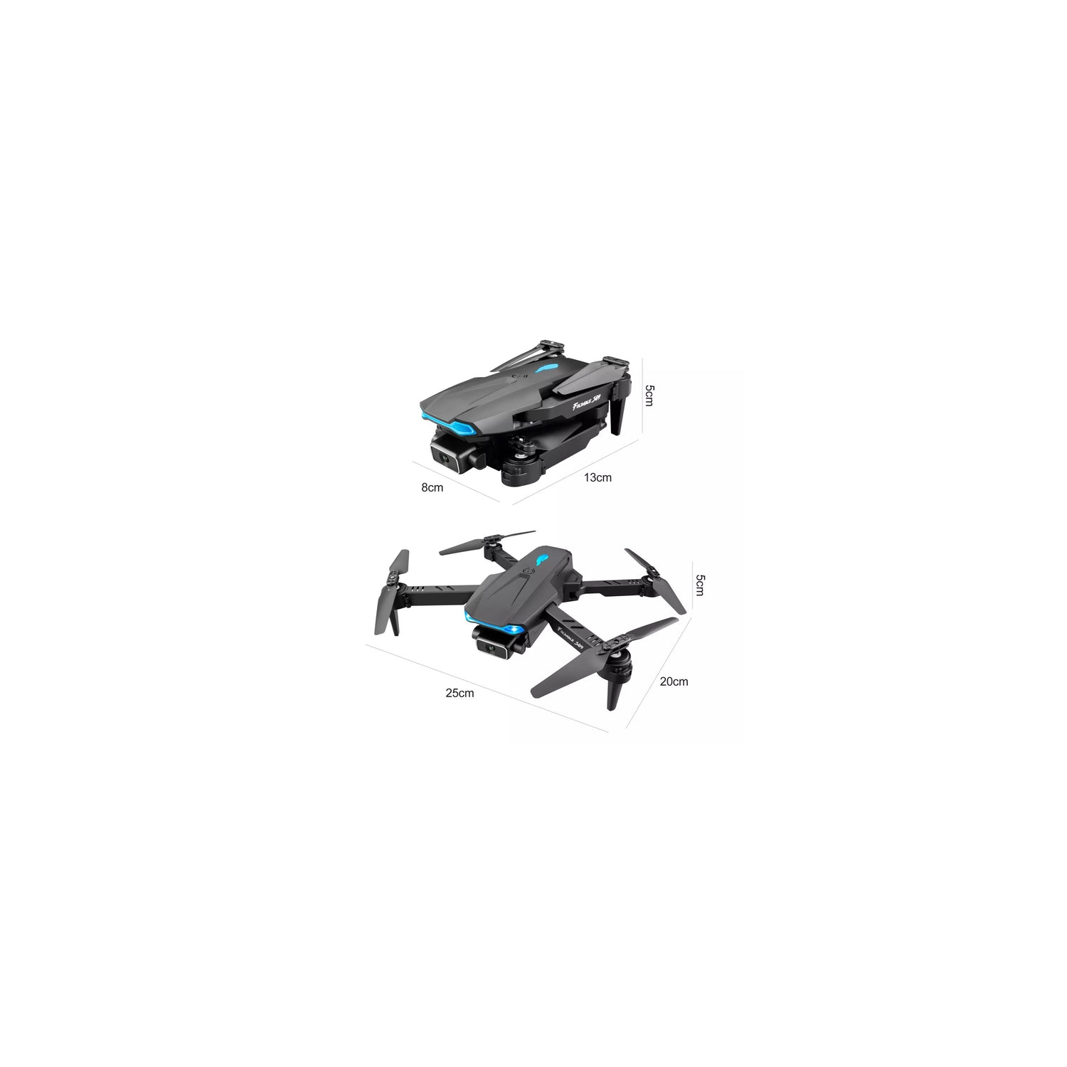 ISPEKTRUM iS89 Drone 4K Camera Smart Hover 15-Min Flight RC Quadcopter with Advanced Auto Return, Video Transmission, Gravity Sensor