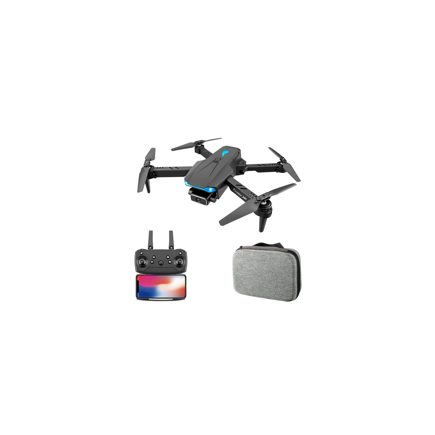 ISPEKTRUM iS89 Drone 4K Camera Smart Hover 15-Min Flight RC Quadcopter with Advanced Auto Return, Video Transmission, Gravity Sensor